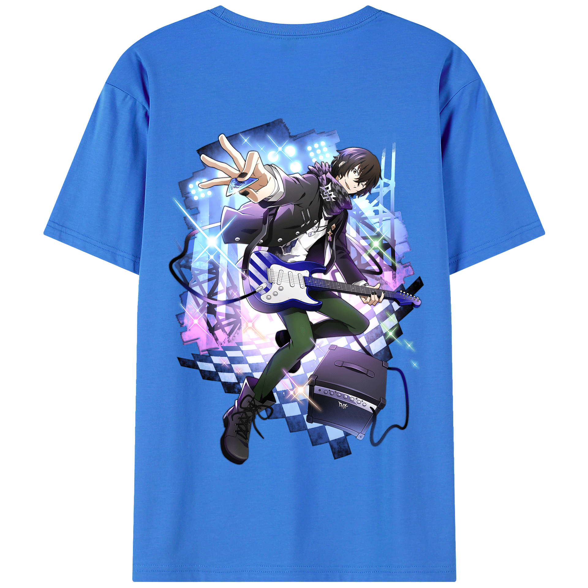 （画像用） 文豪ストレイドッグス Bungo Stray Dogs 綿100％半袖Tシャツ（背面プリント）
