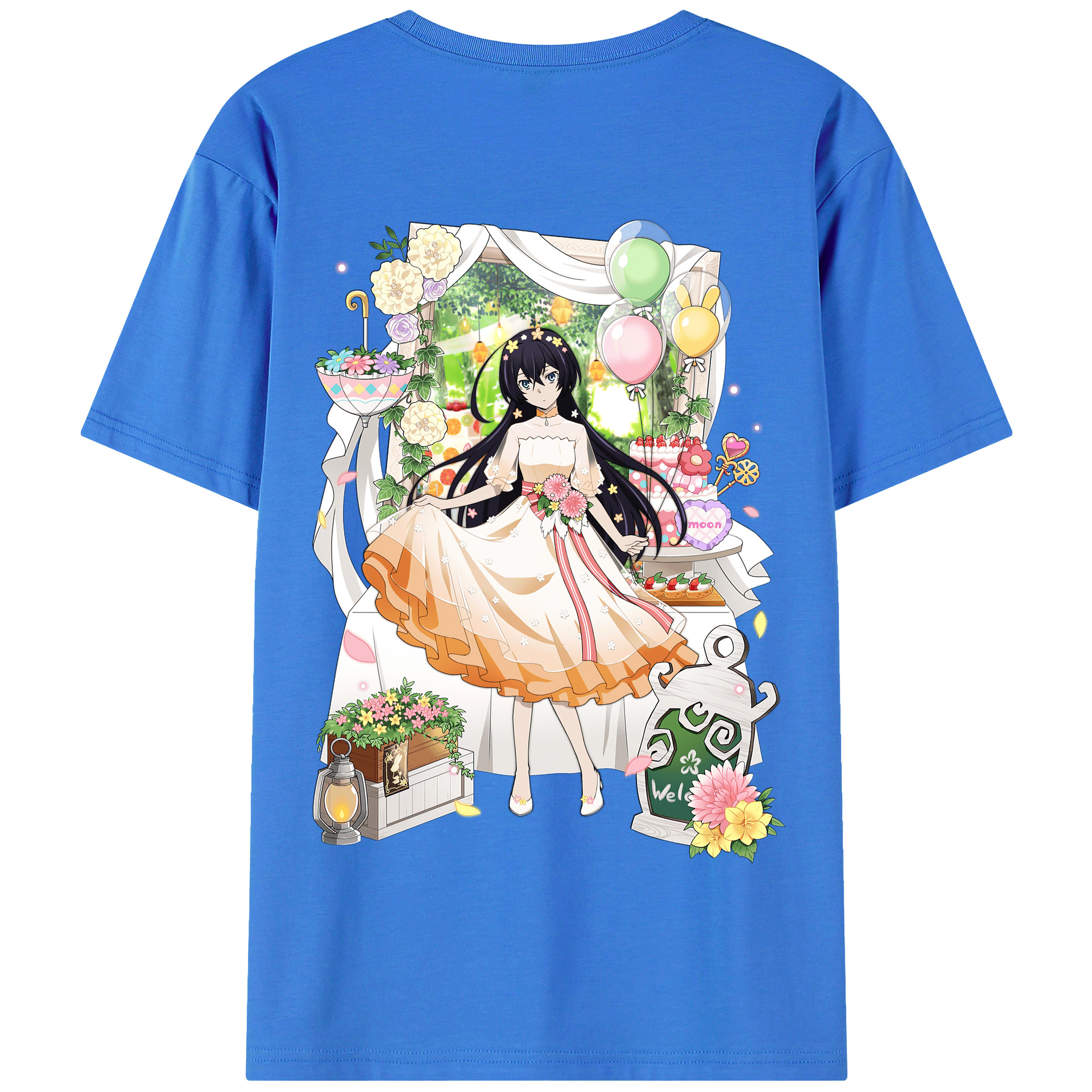 （画像用） 文豪ストレイドッグス Bungo Stray Dogs 綿100％半袖Tシャツ（背面プリント）