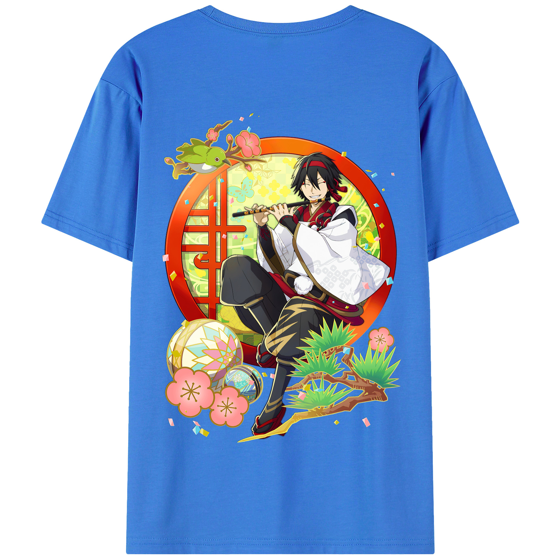 （画像用） 文豪ストレイドッグス Bungo Stray Dogs 綿100％半袖Tシャツ（背面プリント）