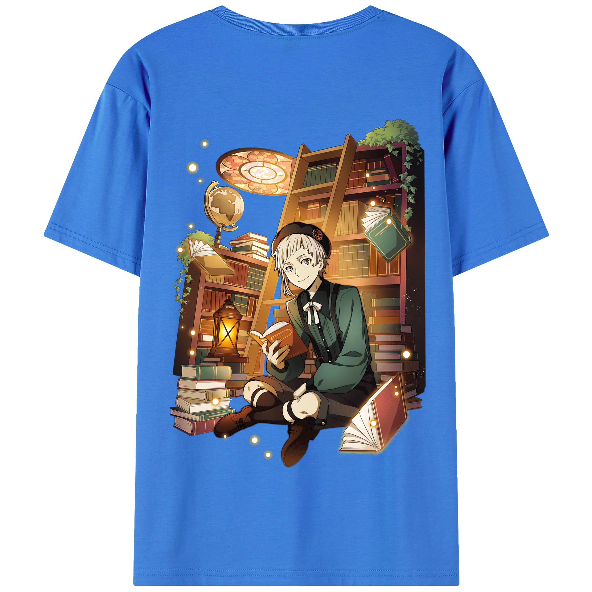 （画像用） 文豪ストレイドッグス Bungo Stray Dogs 綿100％半袖Tシャツ（背面プリント）