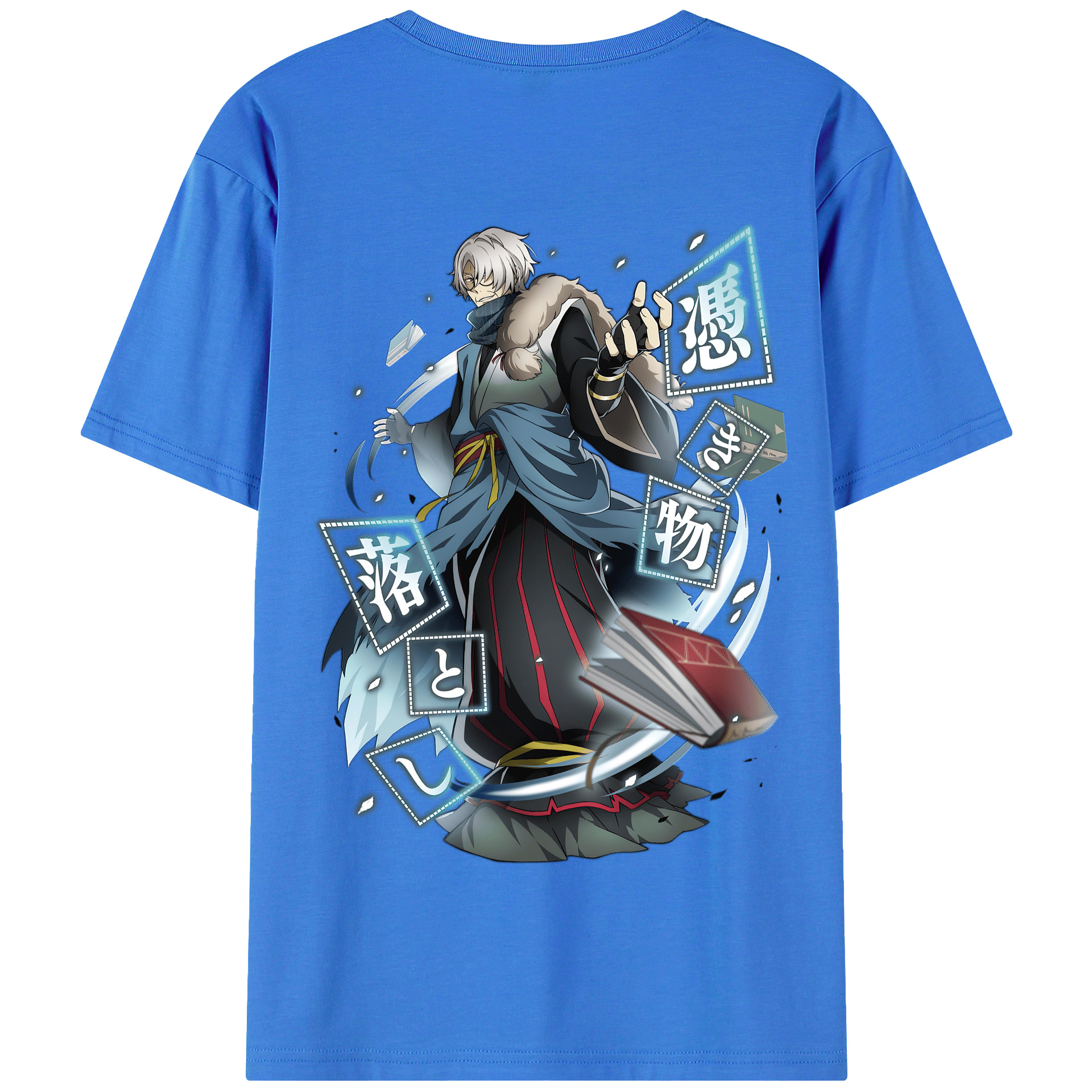 （画像用） 文豪ストレイドッグス Bungo Stray Dogs 綿100％半袖Tシャツ（背面プリント）