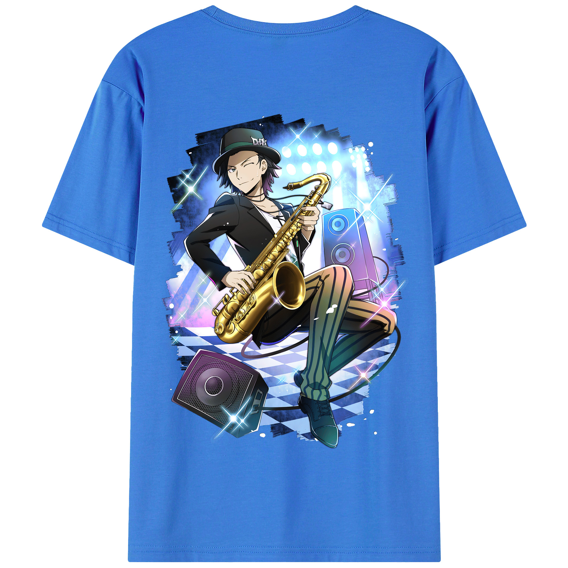 （画像用） 文豪ストレイドッグス Bungo Stray Dogs 綿100％半袖Tシャツ（背面プリント）