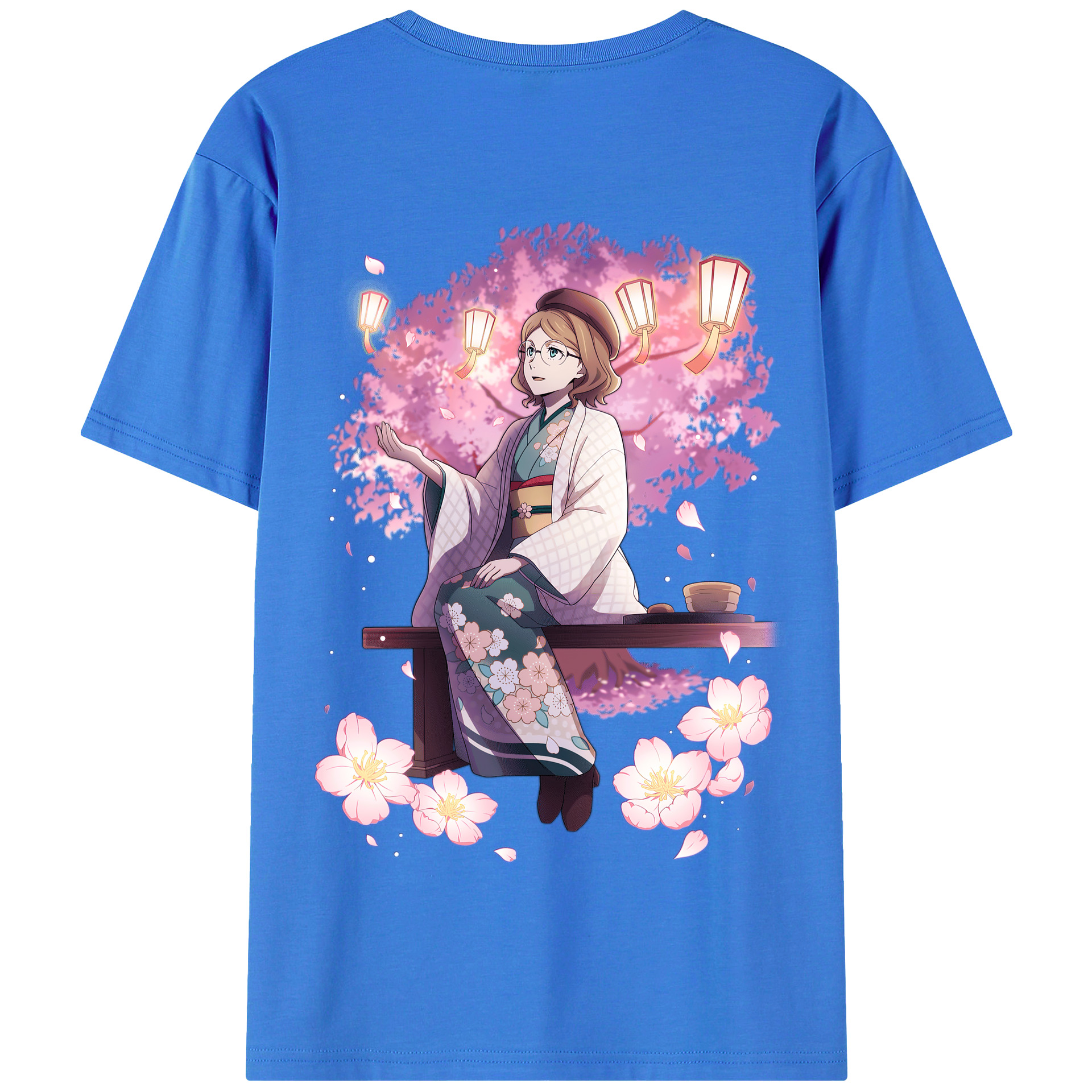 （画像用） 文豪ストレイドッグス Bungo Stray Dogs 綿100％半袖Tシャツ（背面プリント）