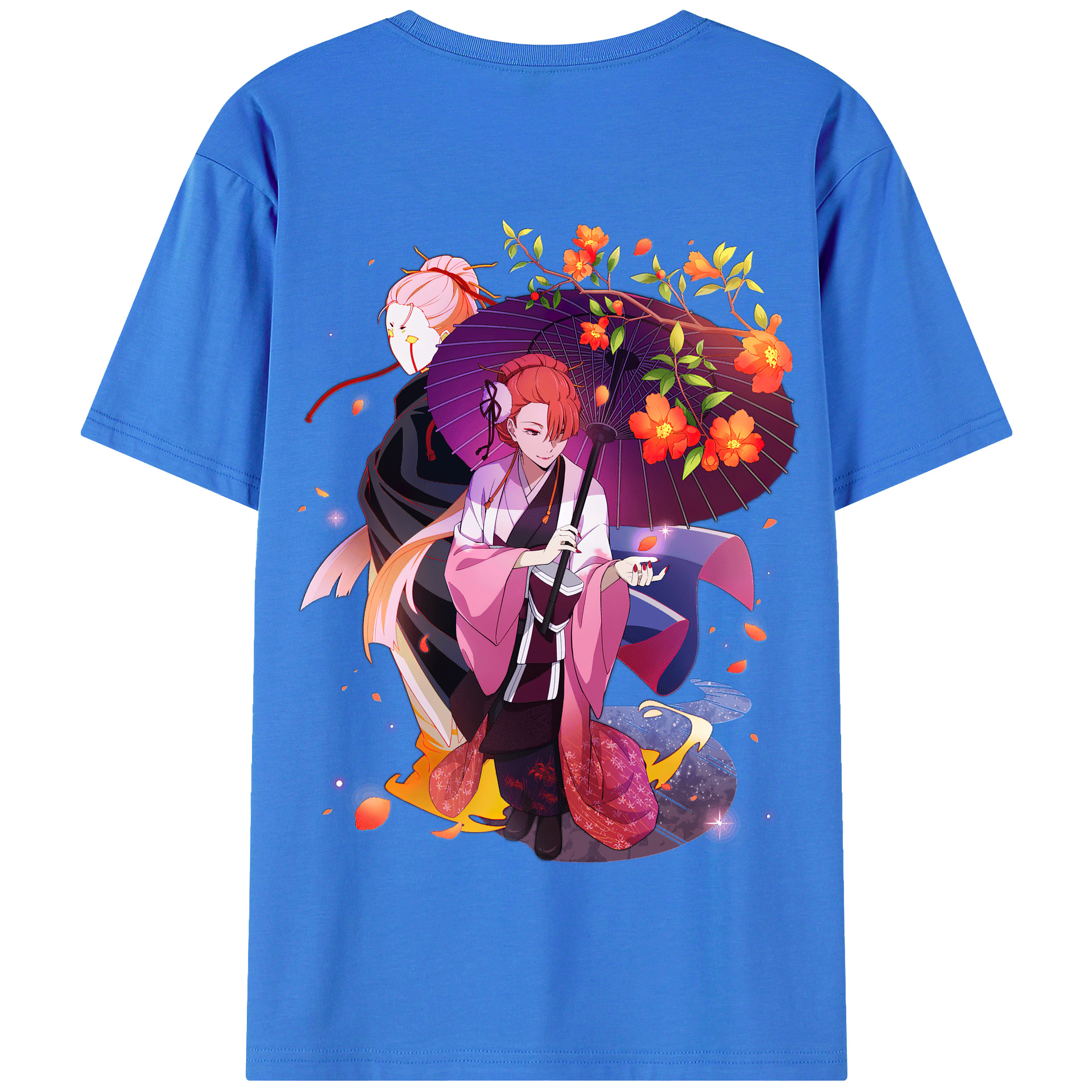 （画像用） 文豪ストレイドッグス Bungo Stray Dogs 綿100％半袖Tシャツ（背面プリント）