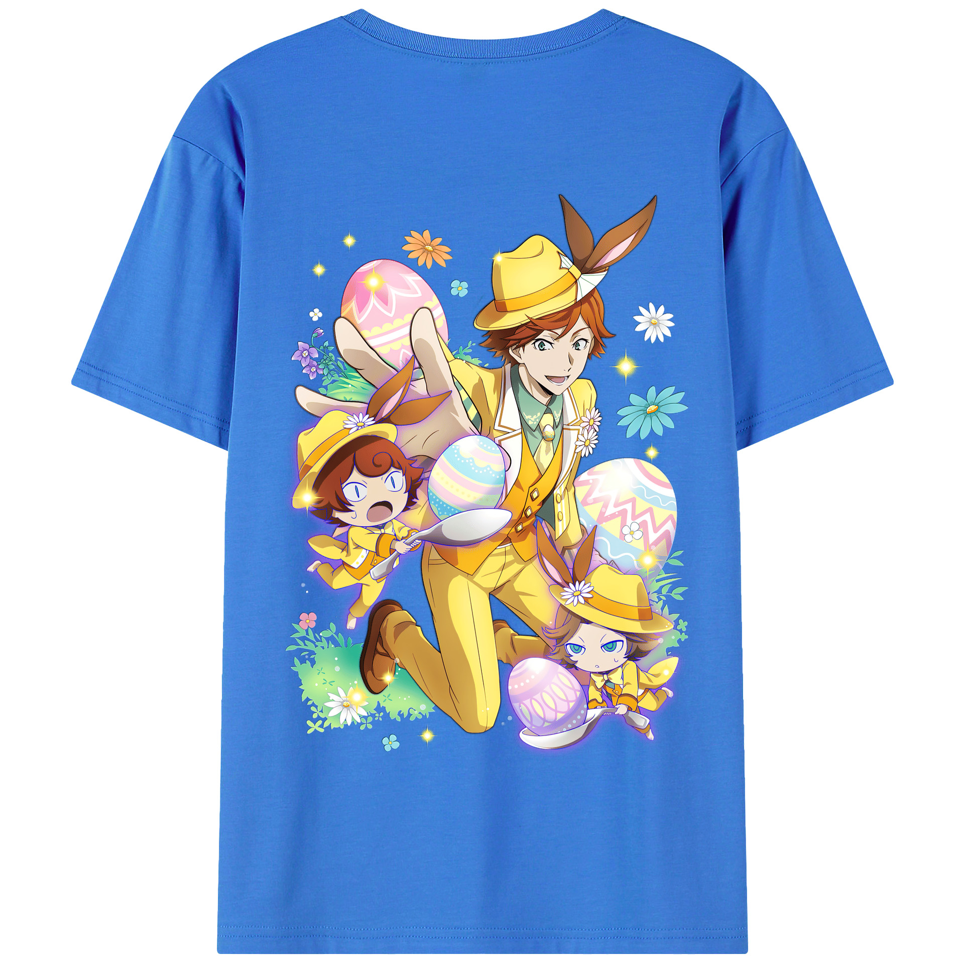 （画像用） 文豪ストレイドッグス Bungo Stray Dogs 綿100％半袖Tシャツ（背面プリント）