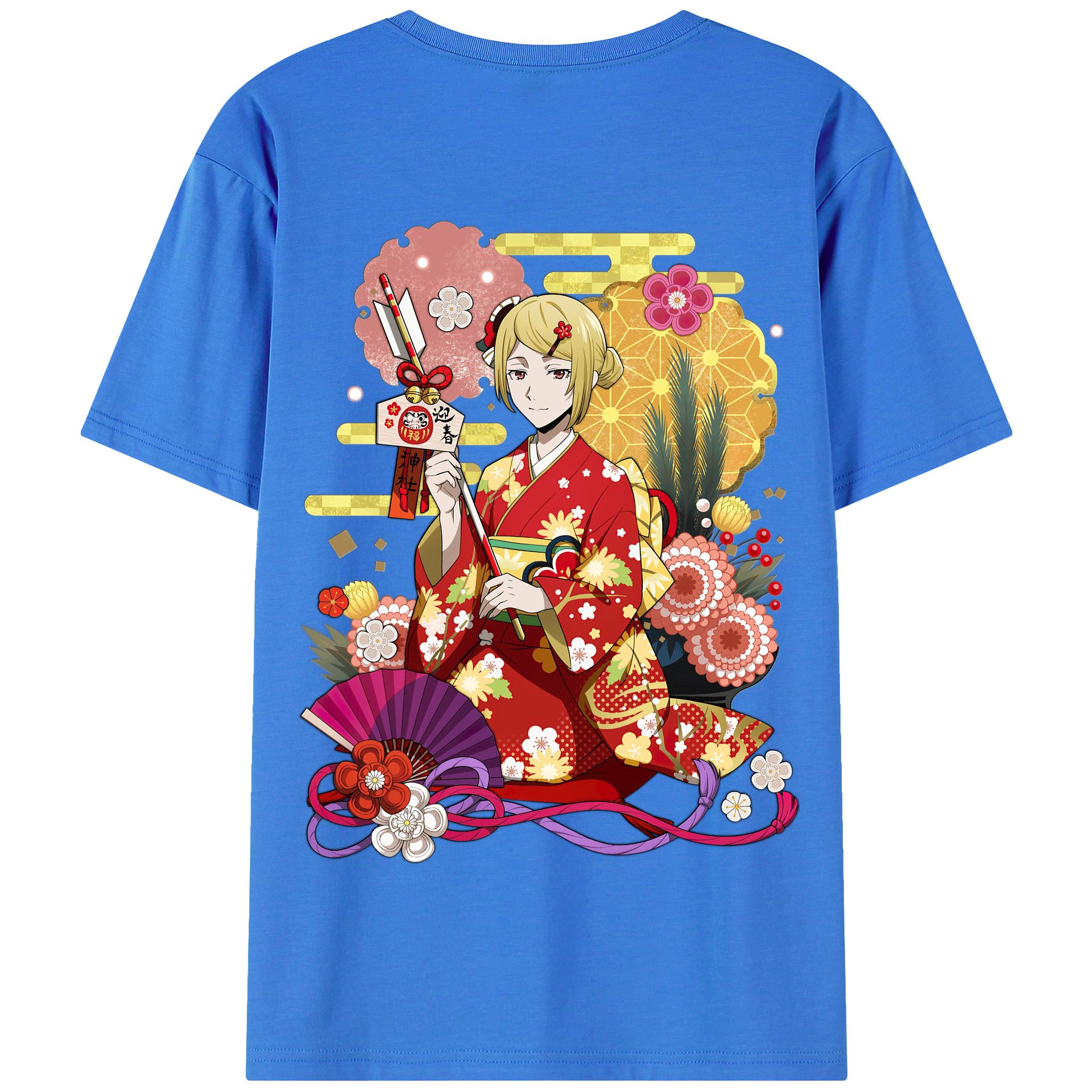 （画像用） 文豪ストレイドッグス Bungo Stray Dogs 綿100％半袖Tシャツ（背面プリント）