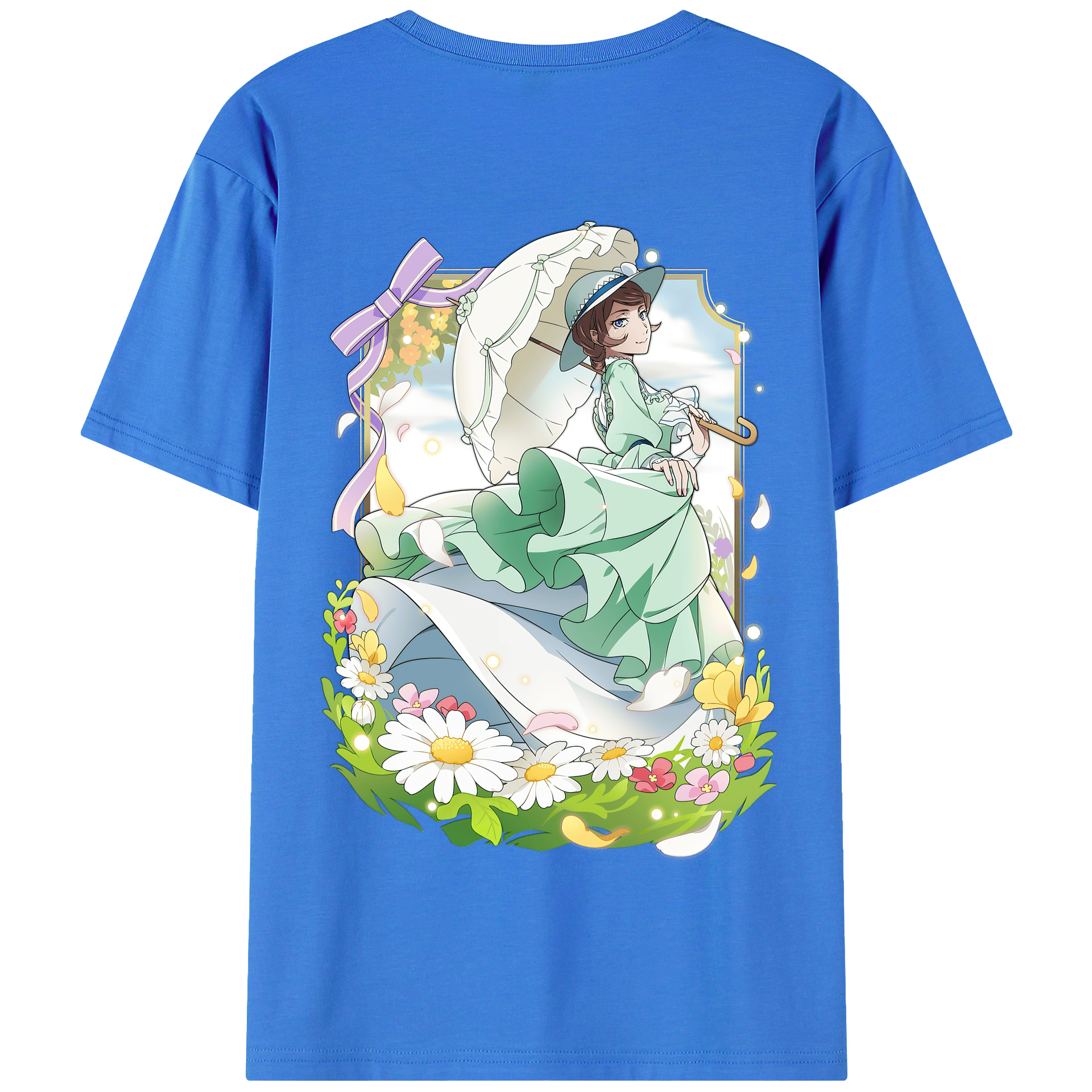（画像用） 文豪ストレイドッグス Bungo Stray Dogs 綿100％半袖Tシャツ（背面プリント）