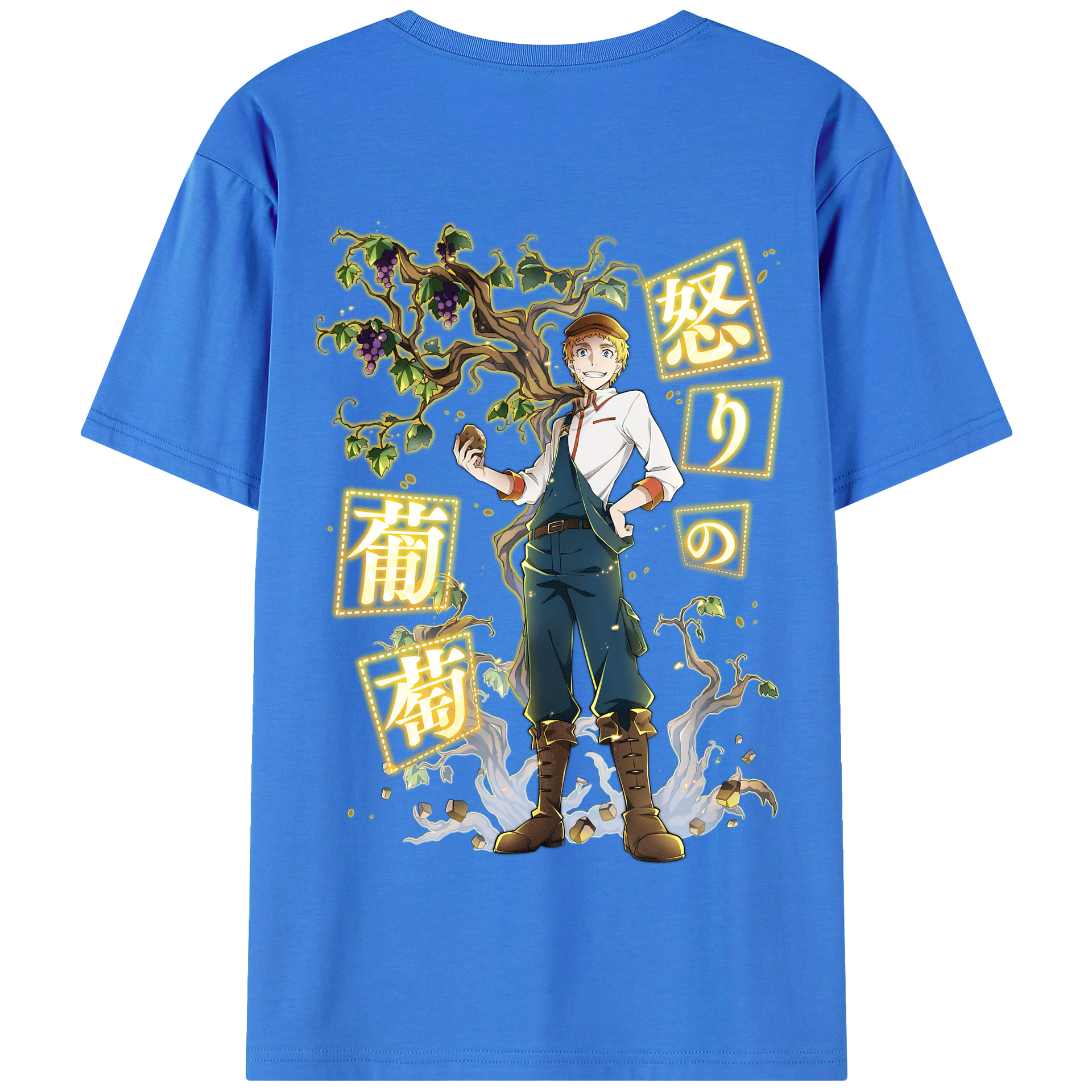 （画像用） 文豪ストレイドッグス Bungo Stray Dogs 綿100％半袖Tシャツ（背面プリント）