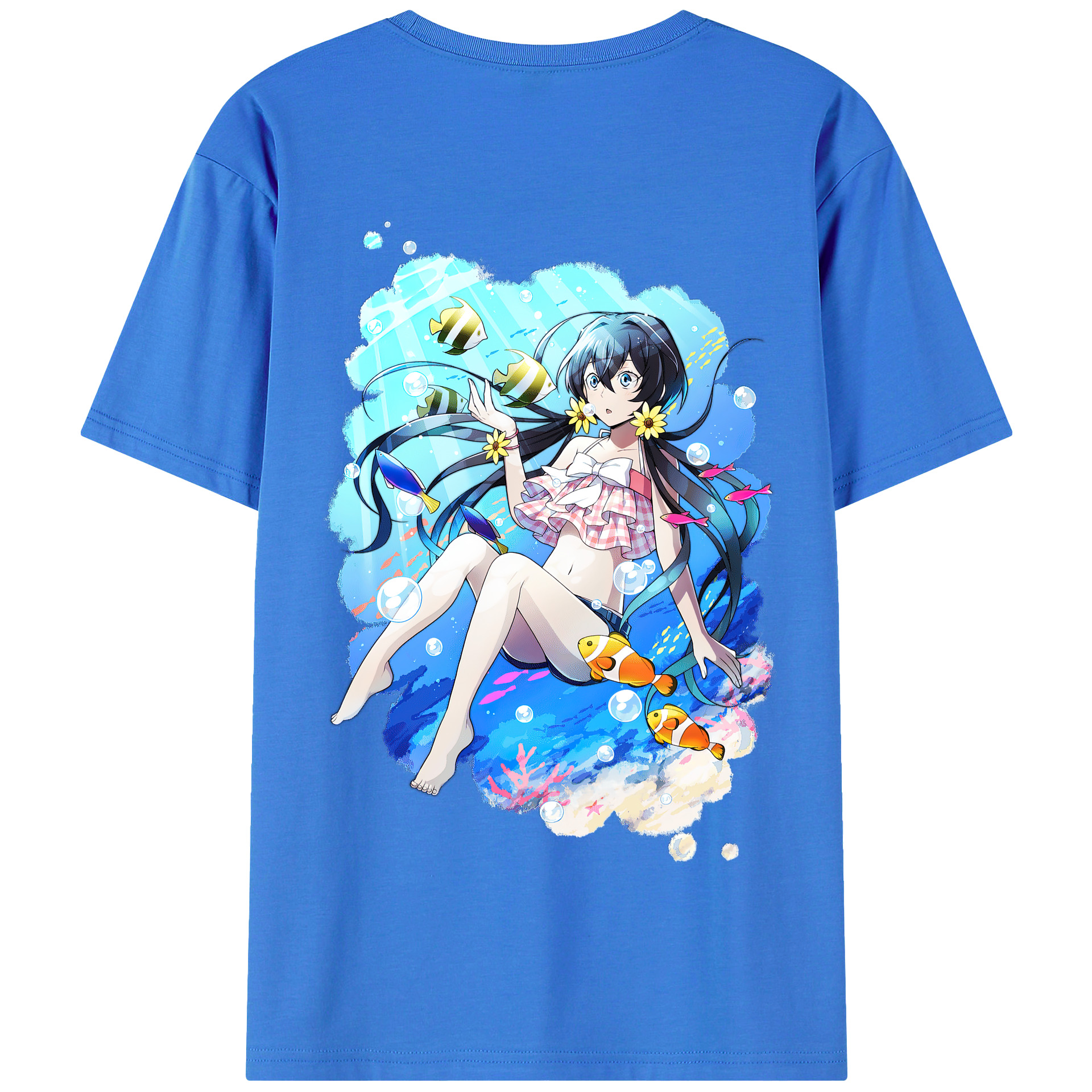 （画像用） 文豪ストレイドッグス Bungo Stray Dogs 綿100％半袖Tシャツ（背面プリント）