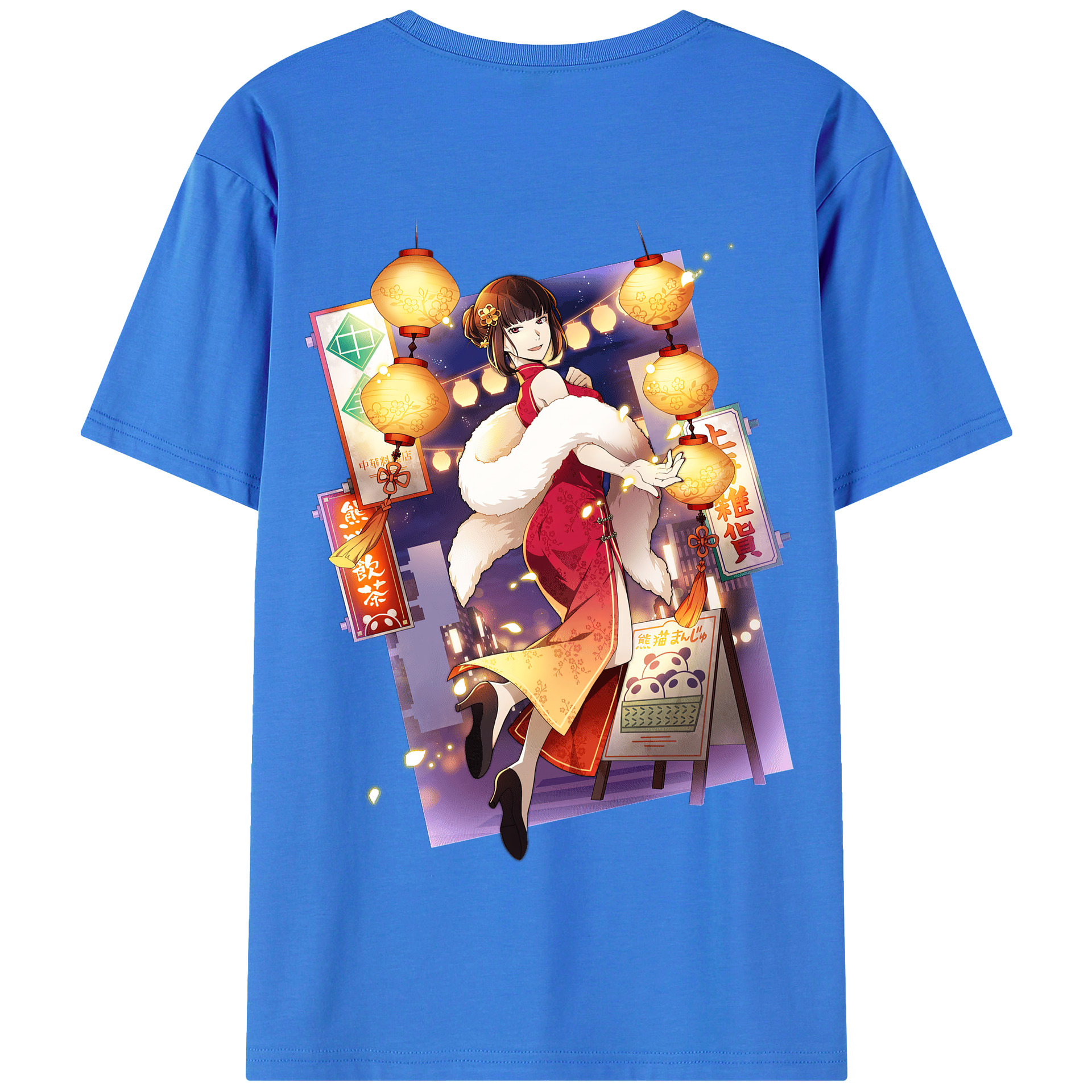 （画像用） 文豪ストレイドッグス Bungo Stray Dogs 綿100％半袖Tシャツ（背面プリント）