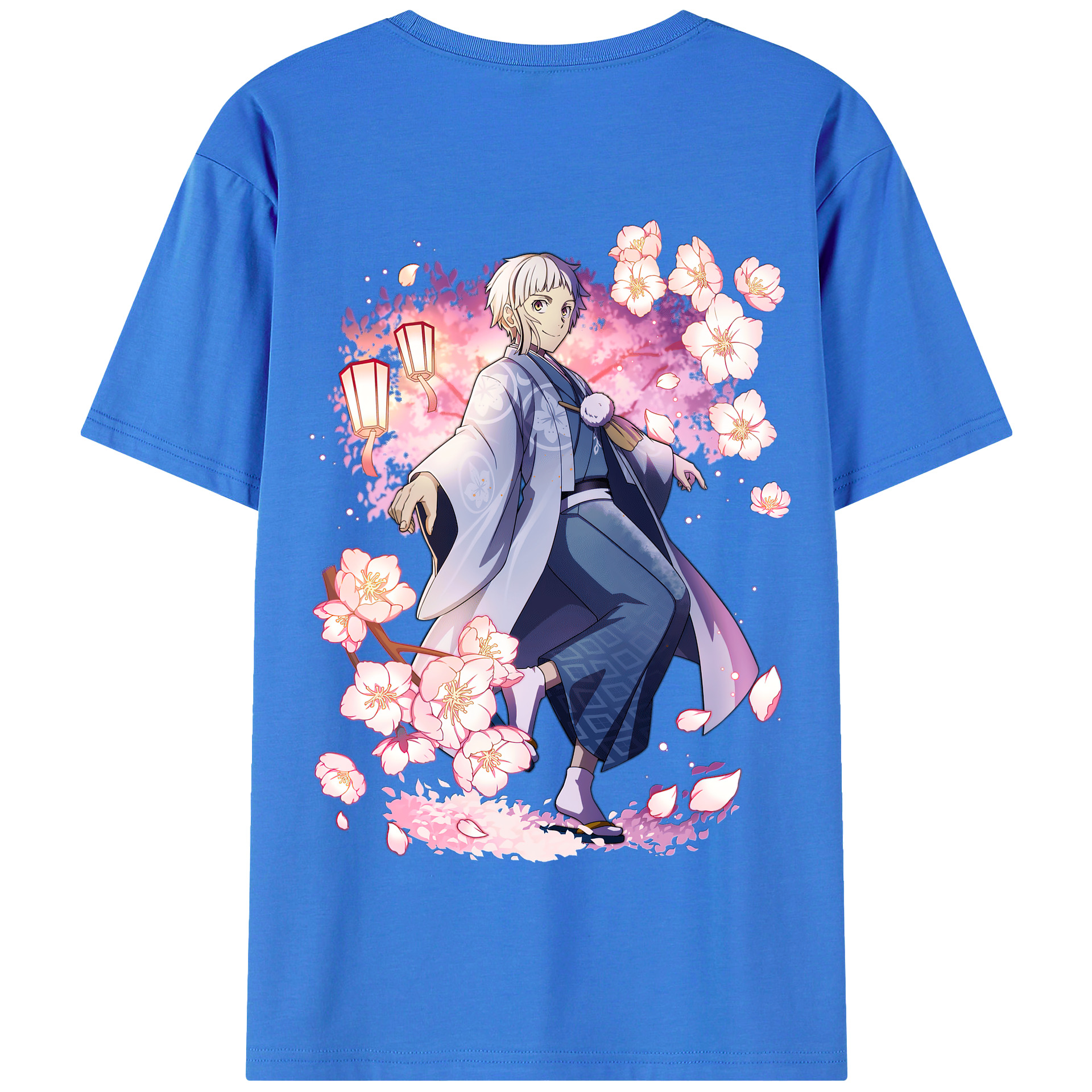 （画像用） 文豪ストレイドッグス Bungo Stray Dogs 綿100％半袖Tシャツ（背面プリント）