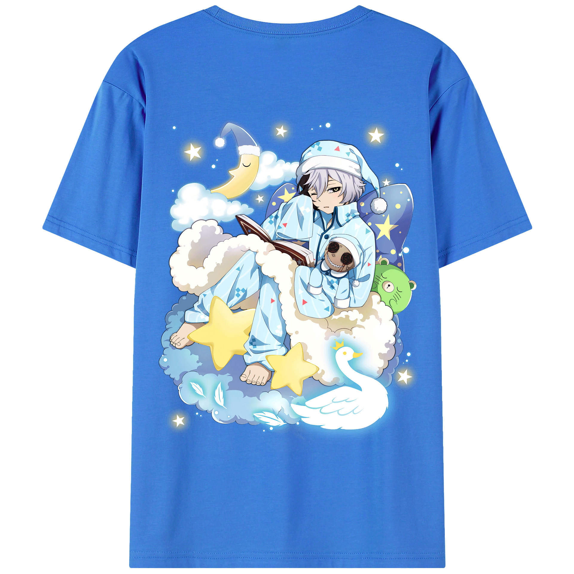 （画像用） 文豪ストレイドッグス Bungo Stray Dogs 綿100％半袖Tシャツ（背面プリント）
