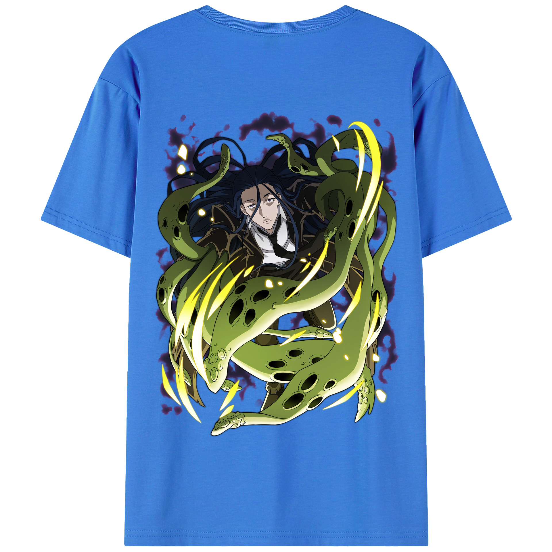 （画像用） 文豪ストレイドッグス Bungo Stray Dogs 綿100％半袖Tシャツ（背面プリント）