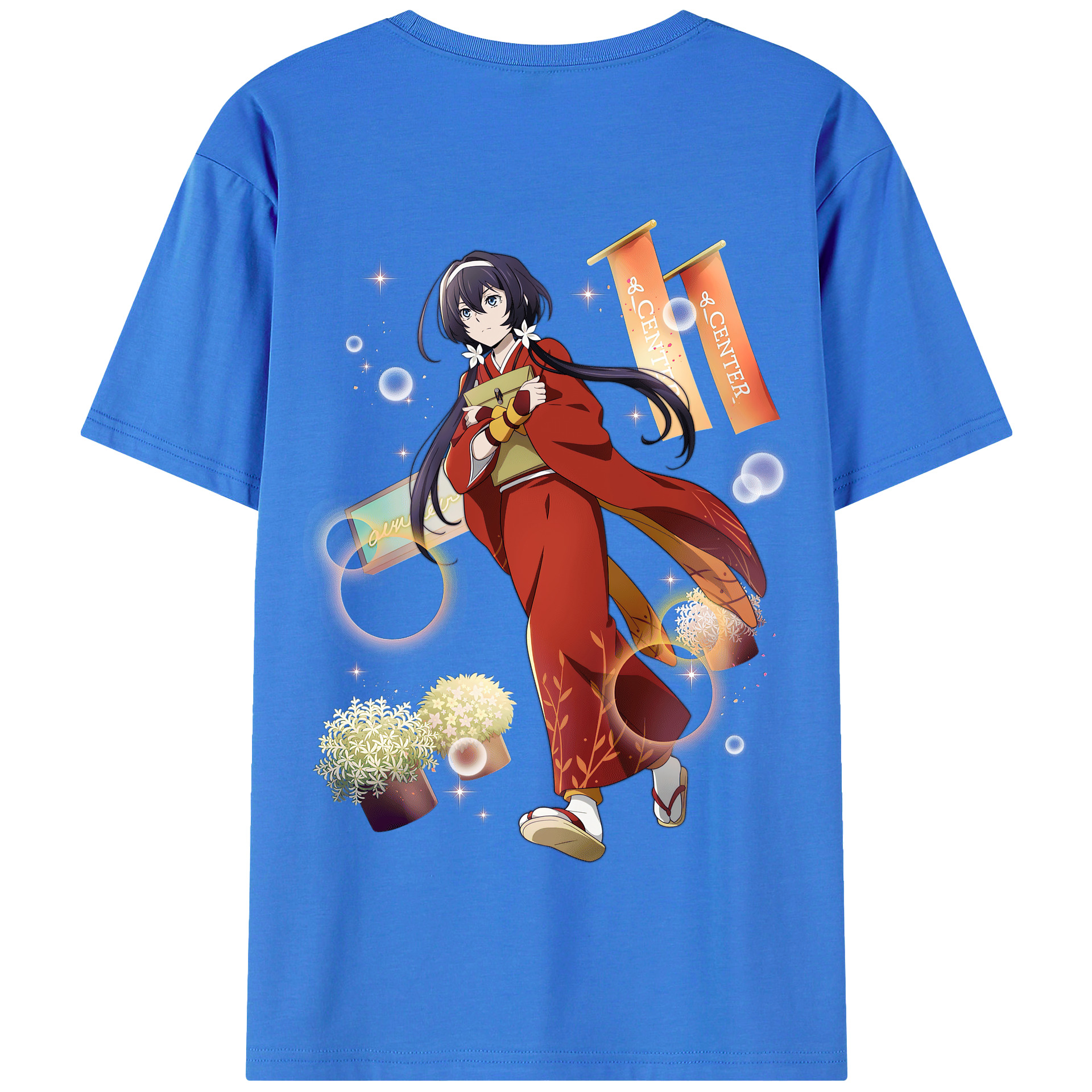 （画像用） 文豪ストレイドッグス Bungo Stray Dogs 綿100％半袖Tシャツ（背面プリント）