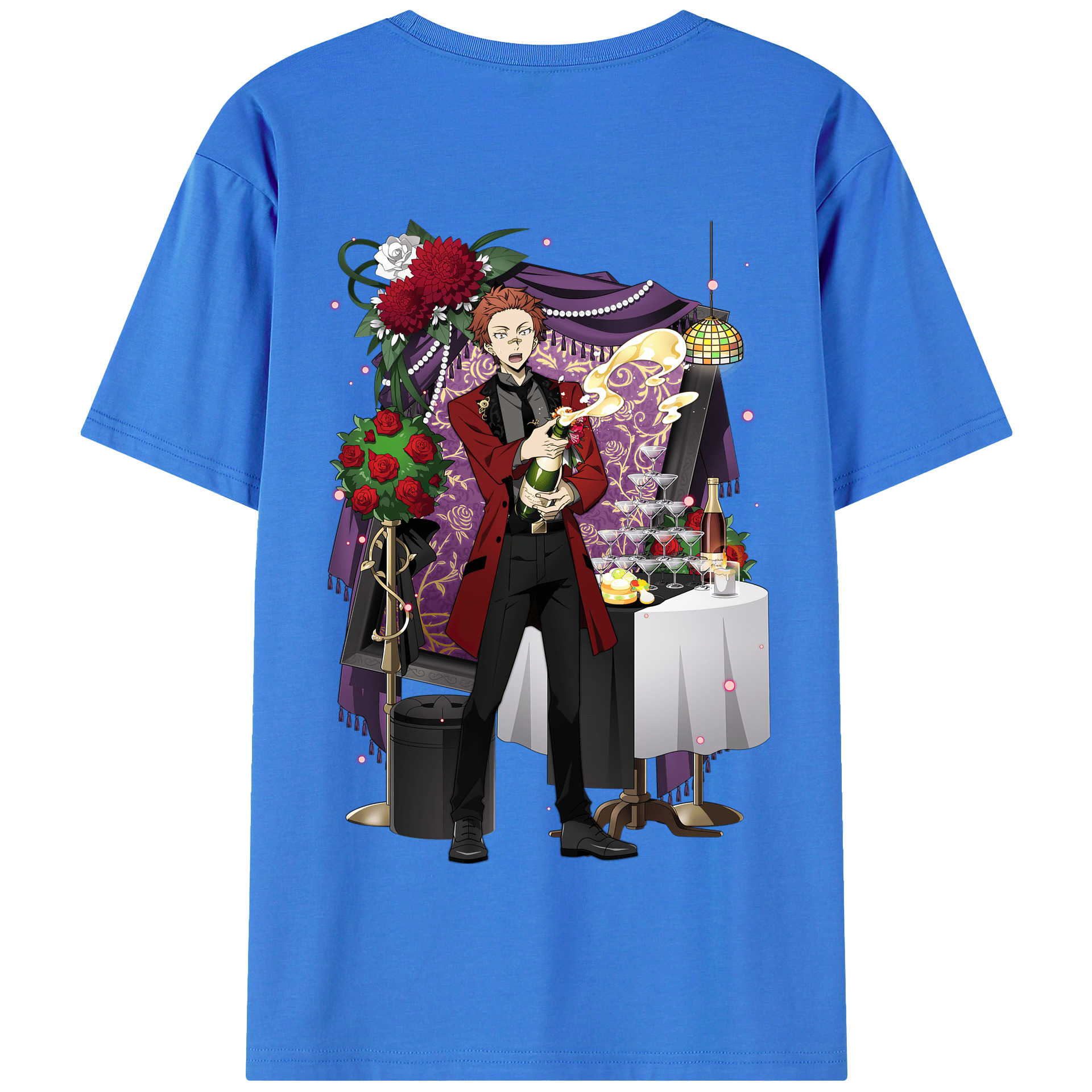 （画像用） 文豪ストレイドッグス Bungo Stray Dogs 綿100％半袖Tシャツ（背面プリント）