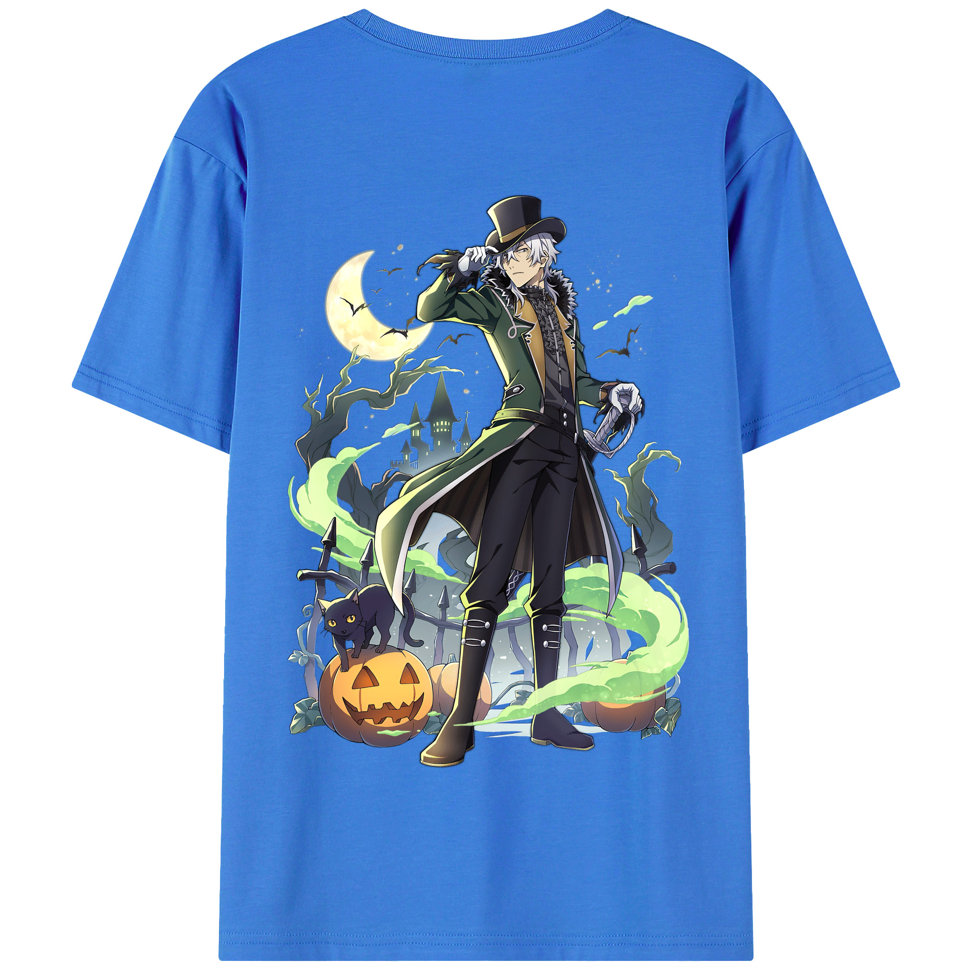 （画像用） 文豪ストレイドッグス Bungo Stray Dogs 綿100％半袖Tシャツ（背面プリント）
