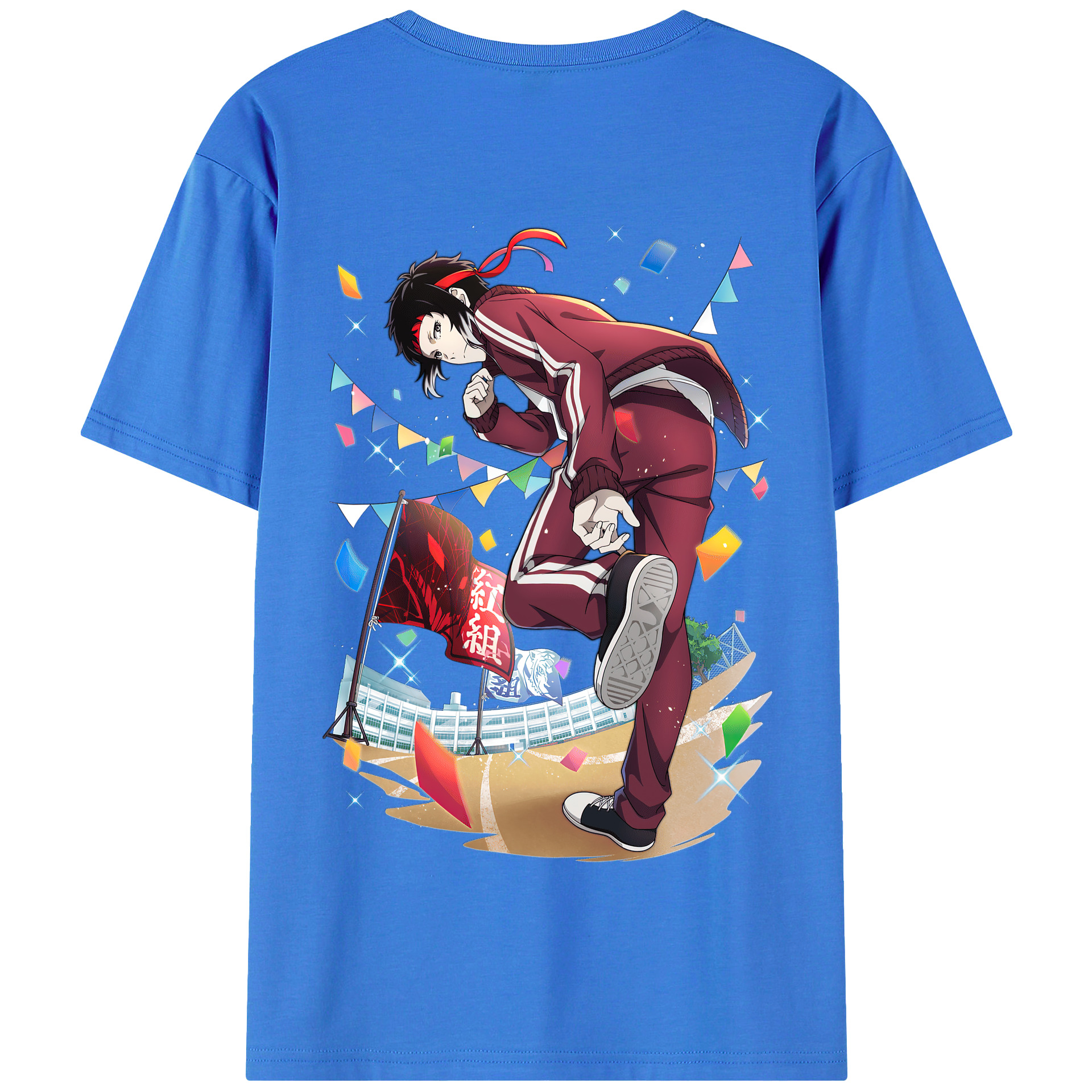 （画像用） 文豪ストレイドッグス Bungo Stray Dogs 綿100％半袖Tシャツ（背面プリント）