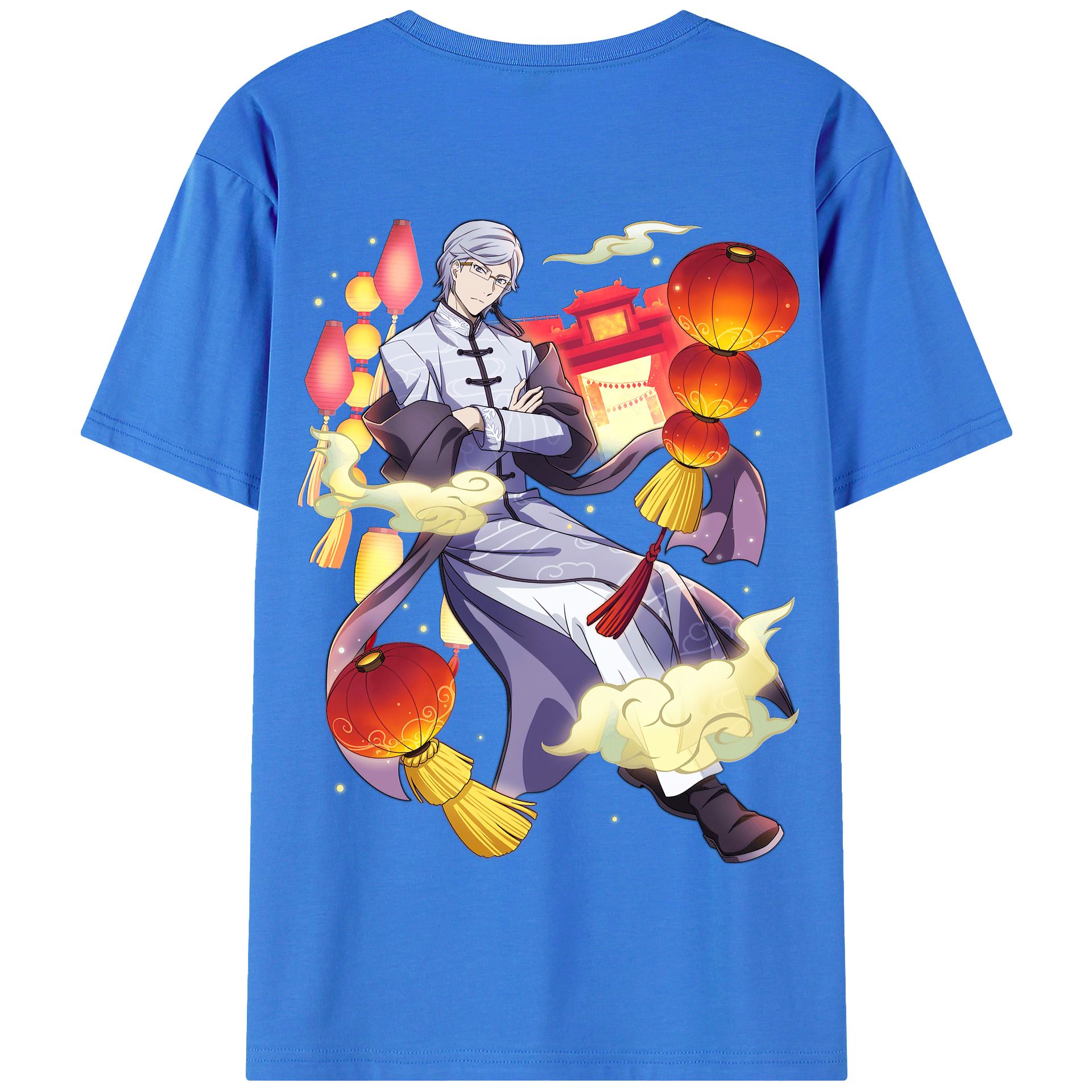 （画像用） 文豪ストレイドッグス Bungo Stray Dogs 綿100％半袖Tシャツ（背面プリント）