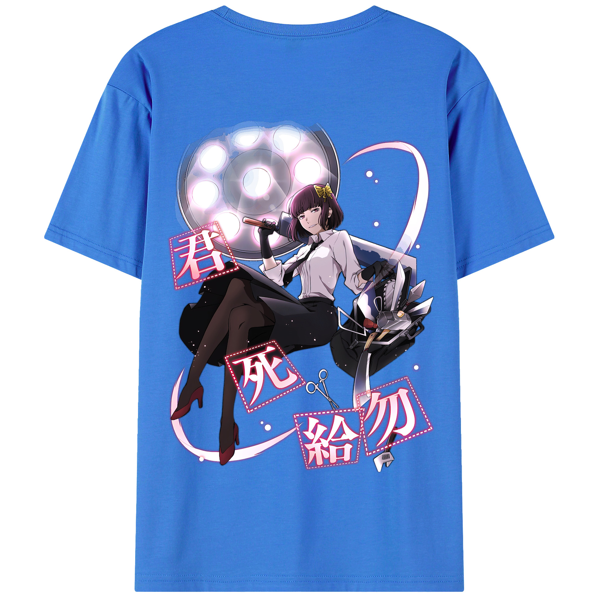 （画像用） 文豪ストレイドッグス Bungo Stray Dogs 綿100％半袖Tシャツ（背面プリント）