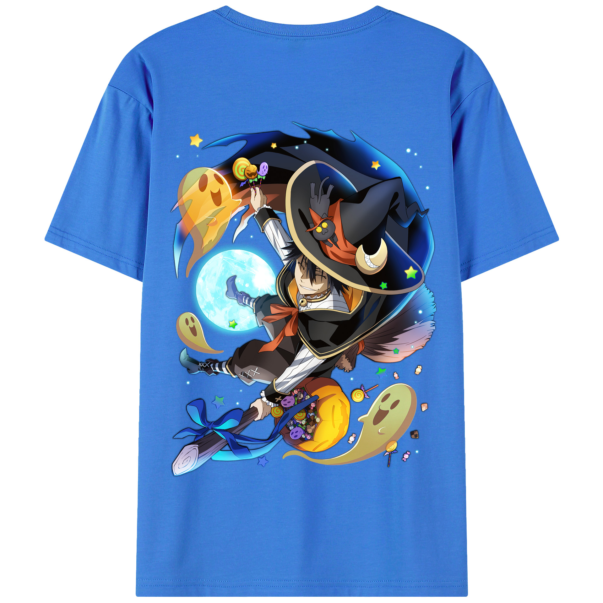 （画像用） 文豪ストレイドッグス Bungo Stray Dogs 綿100％半袖Tシャツ（背面プリント）