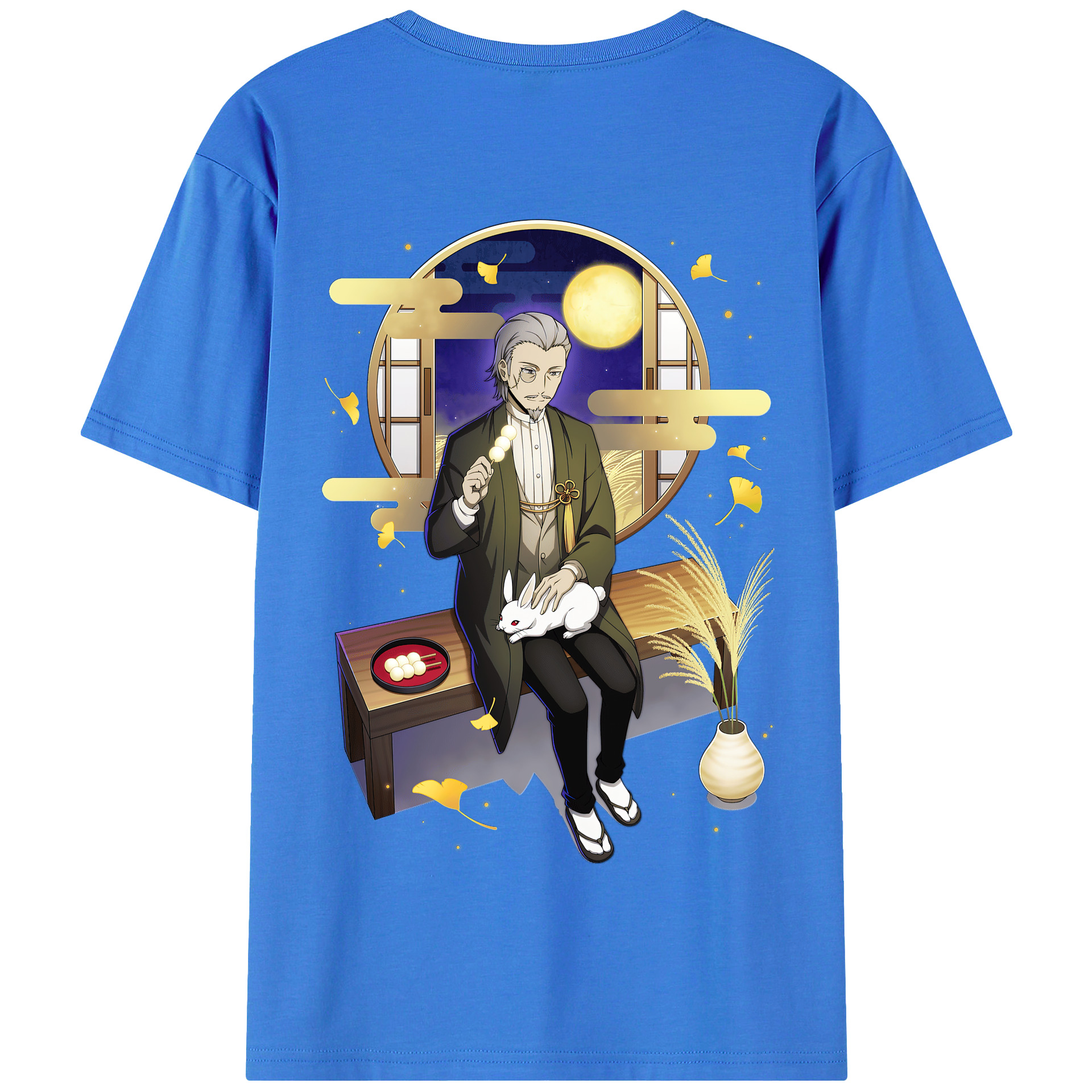 （画像用） 文豪ストレイドッグス Bungo Stray Dogs 綿100％半袖Tシャツ（背面プリント）