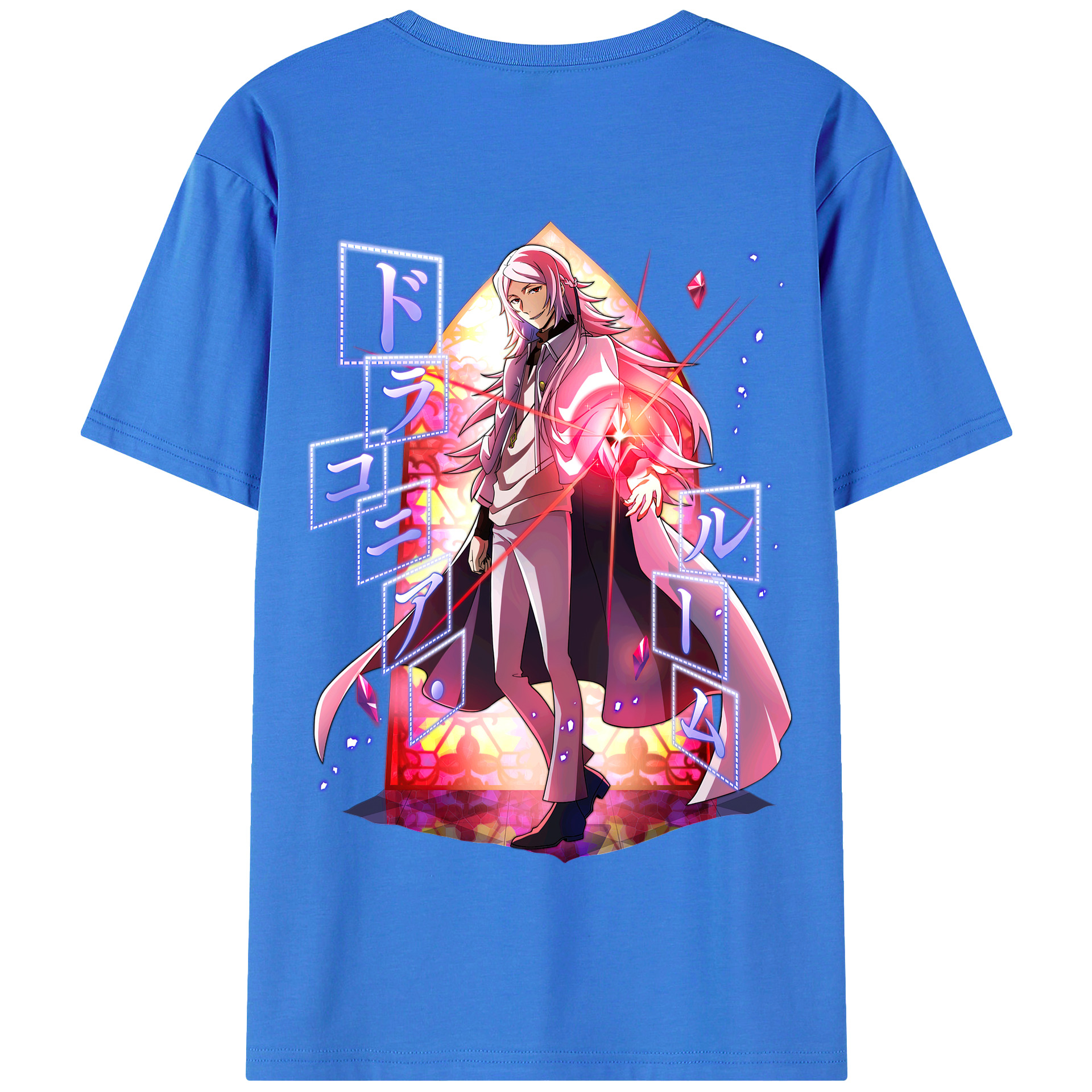 （画像用） 文豪ストレイドッグス Bungo Stray Dogs 綿100％半袖Tシャツ（背面プリント）
