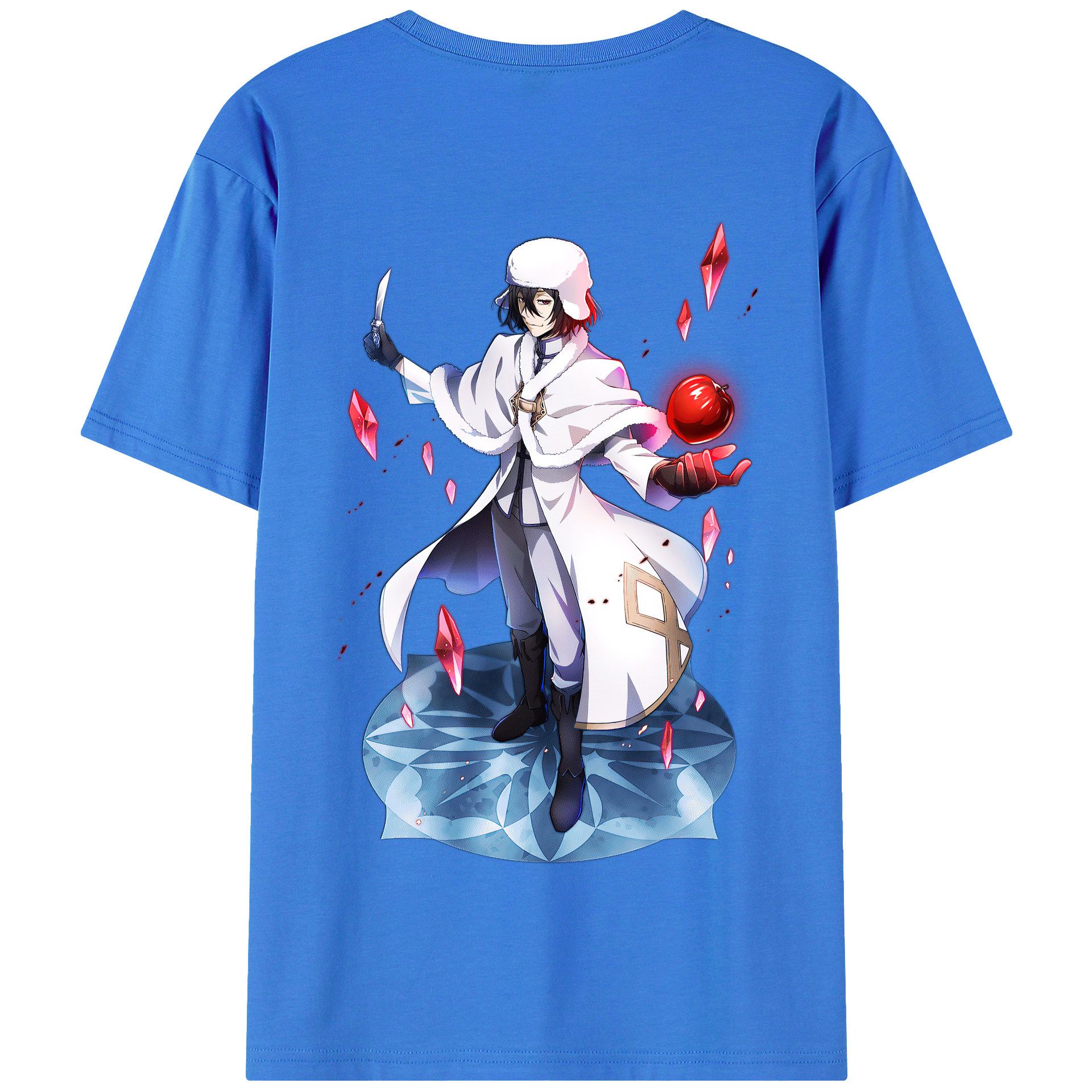 （画像用） 文豪ストレイドッグス Bungo Stray Dogs 綿100％半袖Tシャツ（背面プリント）