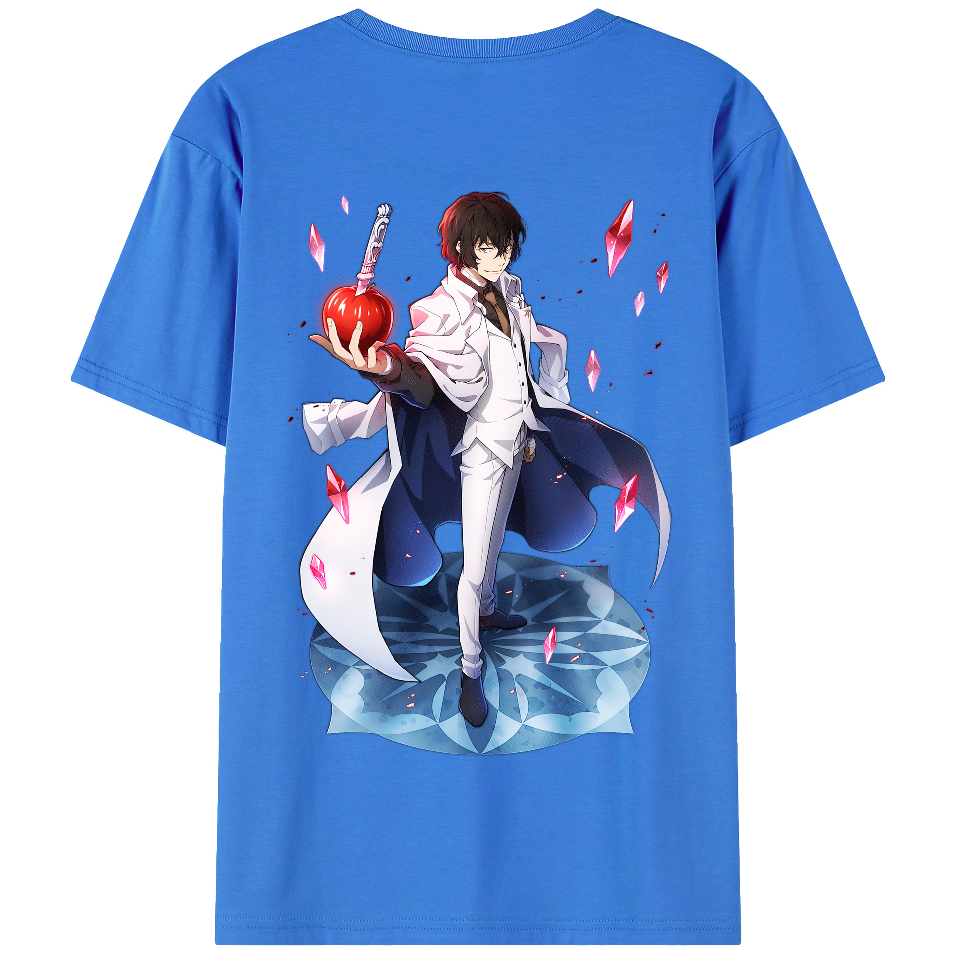 （画像用） 文豪ストレイドッグス Bungo Stray Dogs 綿100％半袖Tシャツ（背面プリント）