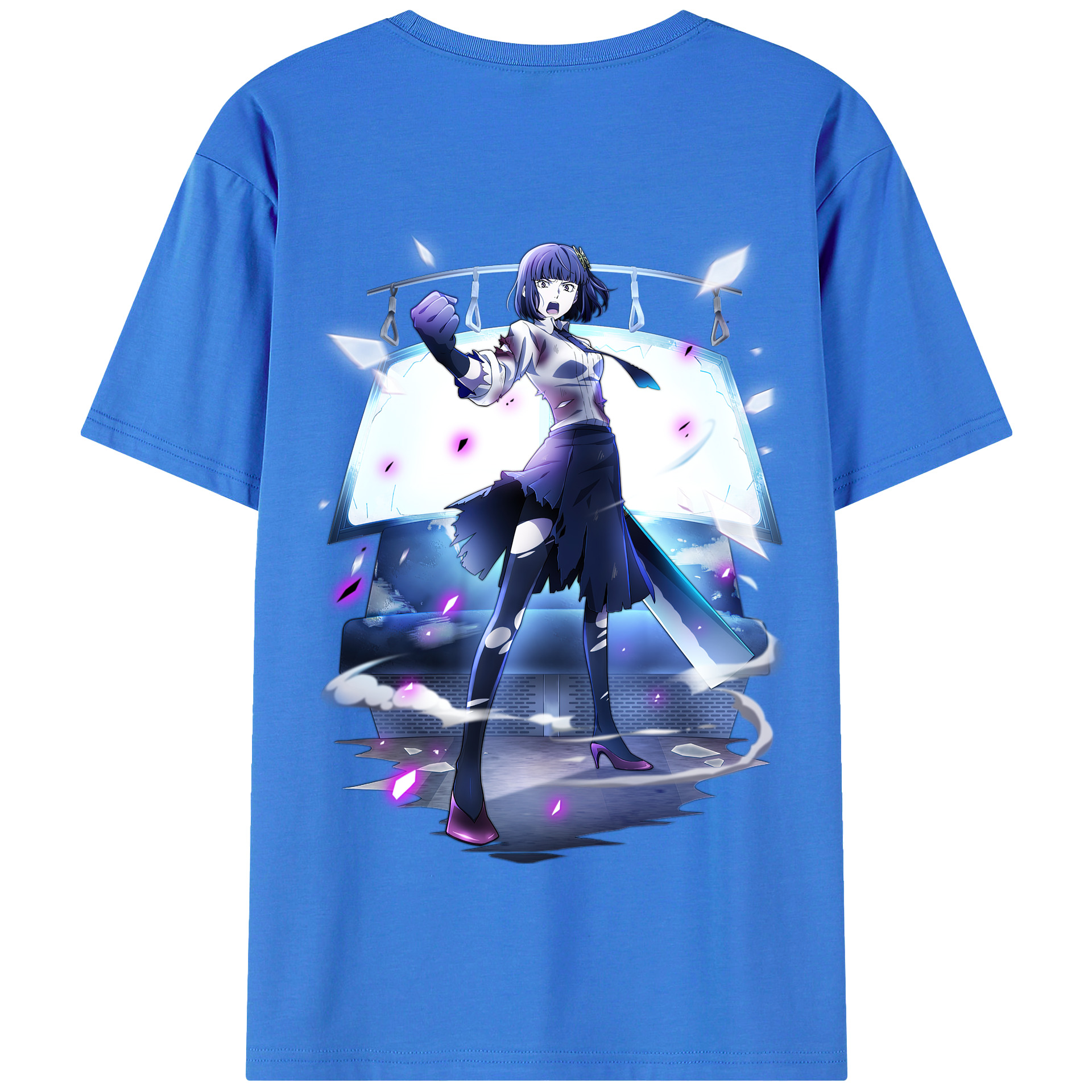 （画像用） 文豪ストレイドッグス Bungo Stray Dogs 綿100％半袖Tシャツ（背面プリント）