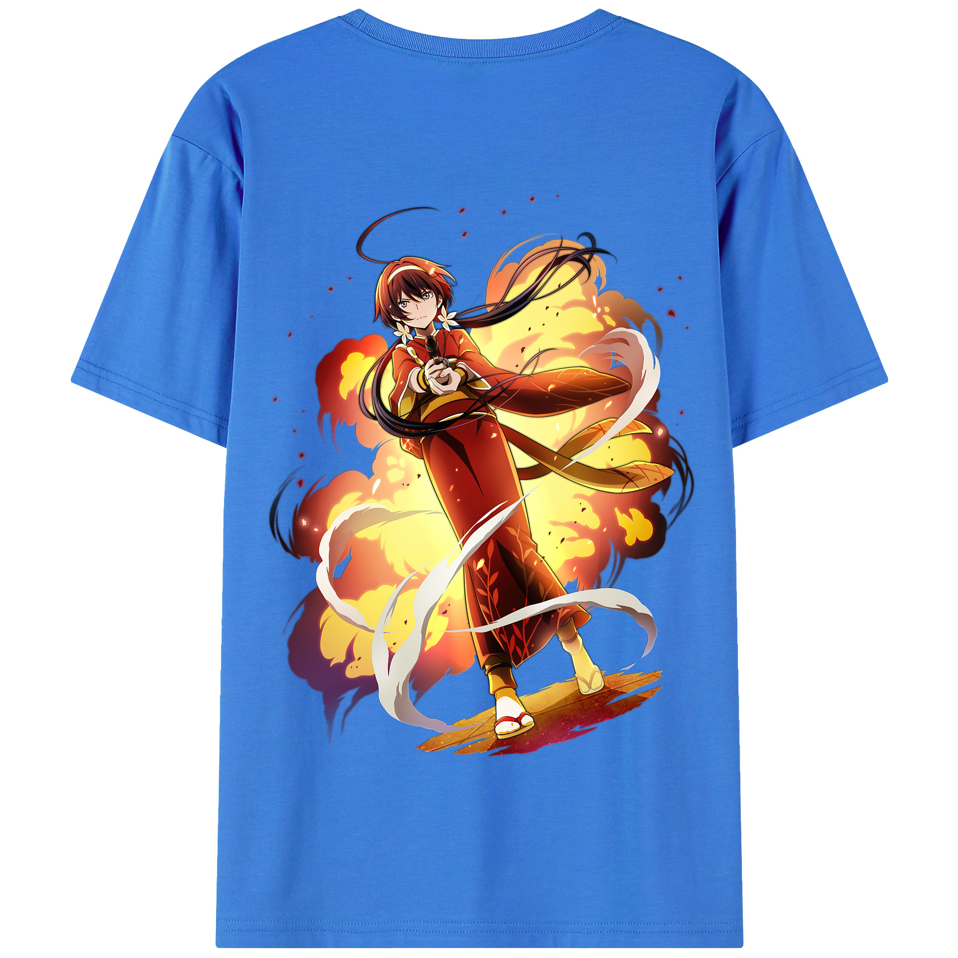 （画像用） 文豪ストレイドッグス Bungo Stray Dogs 綿100％半袖Tシャツ（背面プリント）