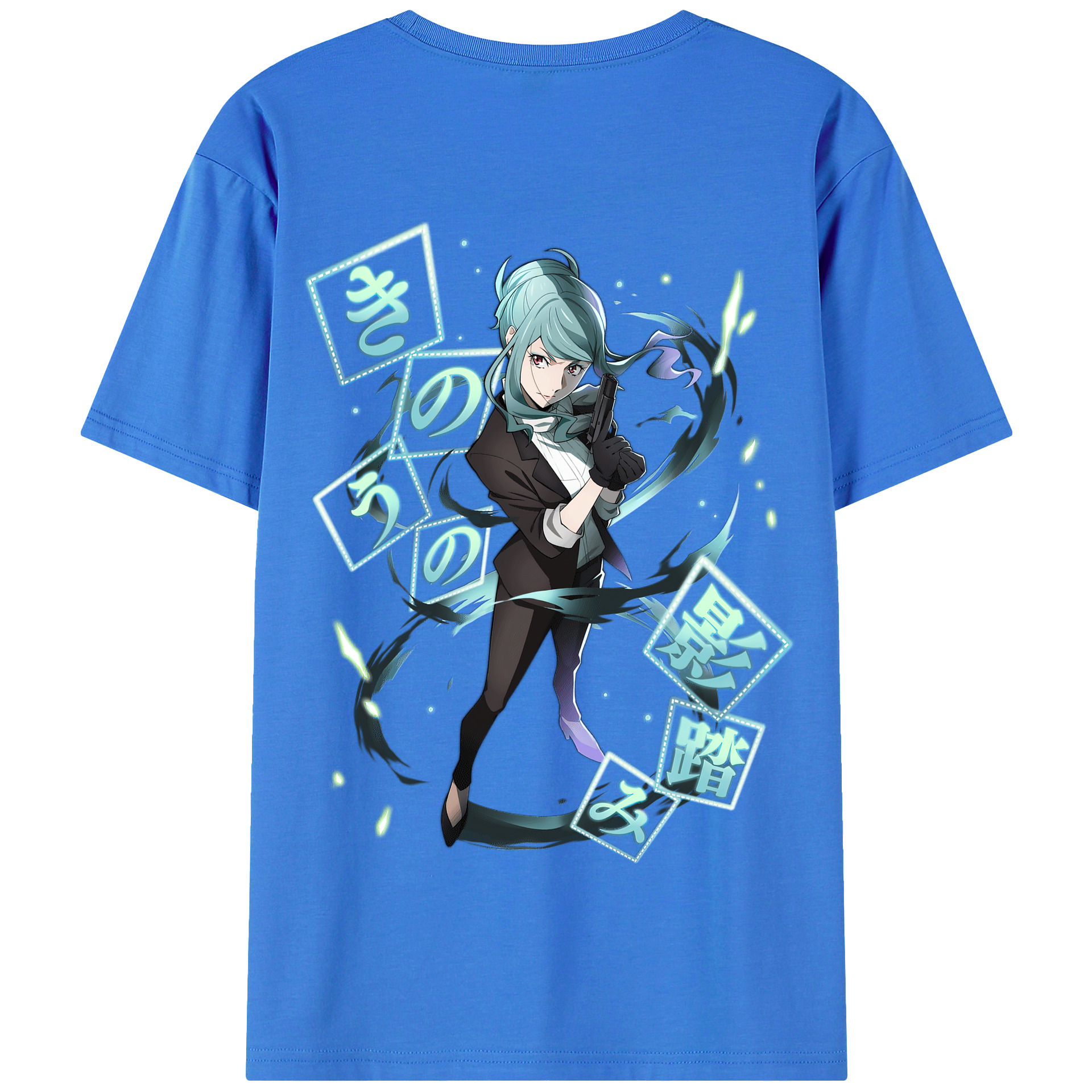 （画像用） 文豪ストレイドッグス Bungo Stray Dogs 綿100％半袖Tシャツ（背面プリント）