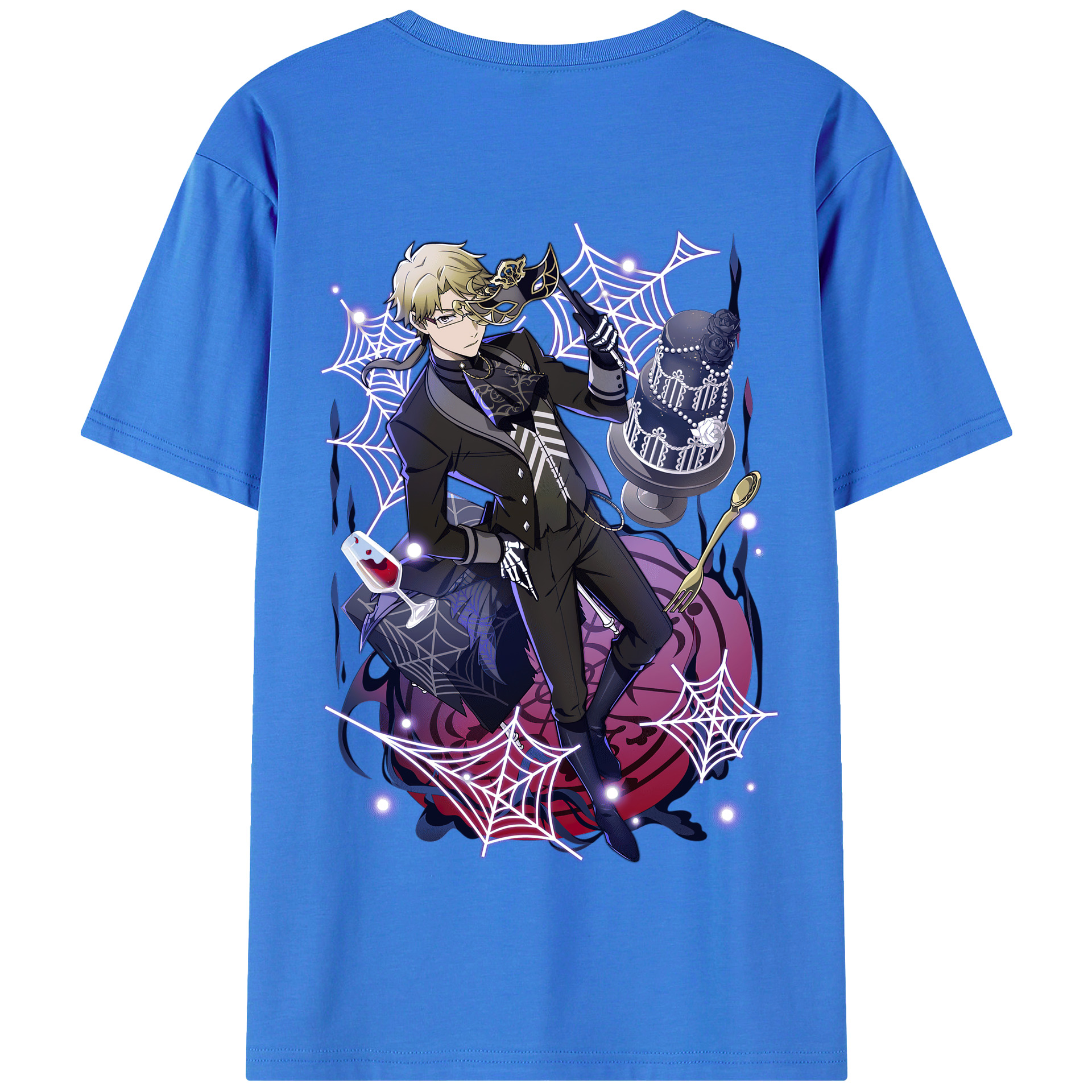 （画像用） 文豪ストレイドッグス Bungo Stray Dogs 綿100％半袖Tシャツ（背面プリント）