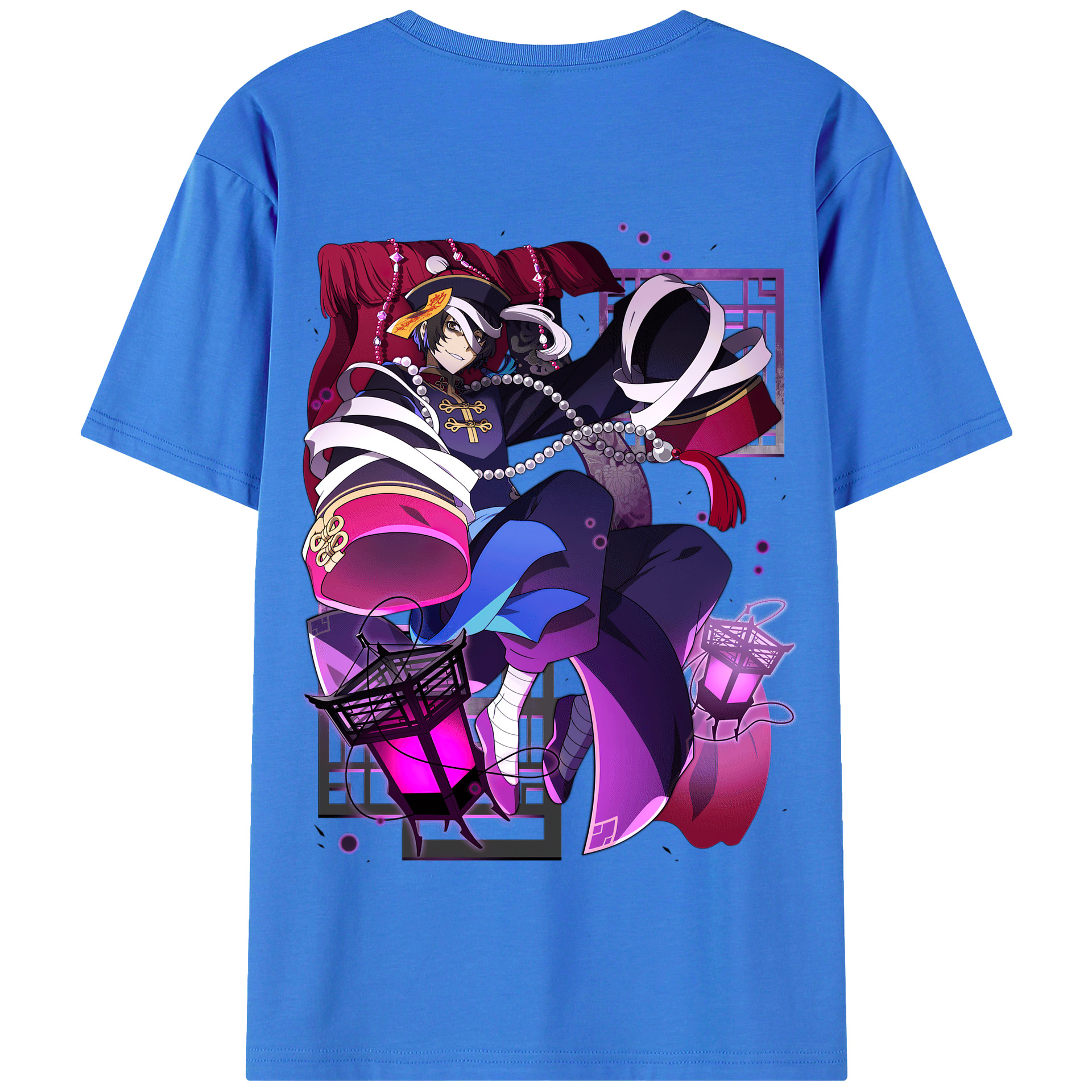（画像用） 文豪ストレイドッグス Bungo Stray Dogs 綿100％半袖Tシャツ（背面プリント）