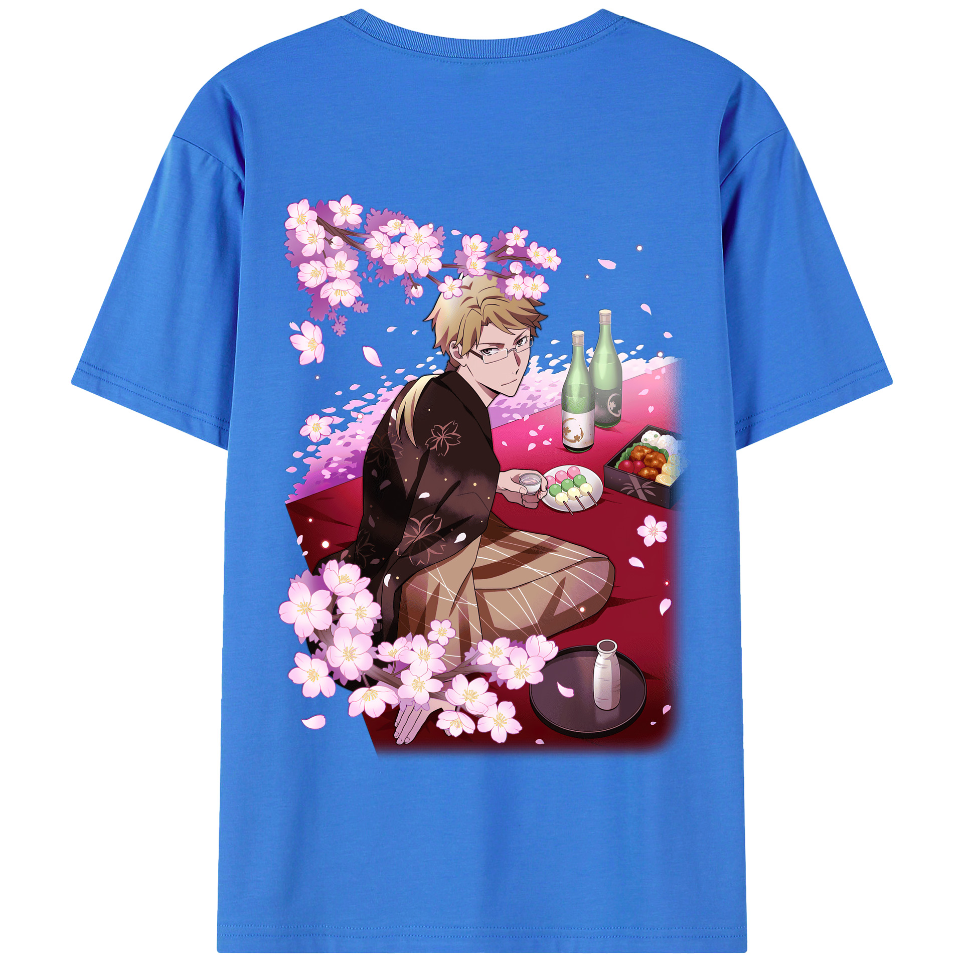 （画像用） 文豪ストレイドッグス Bungo Stray Dogs 綿100％半袖Tシャツ（背面プリント）