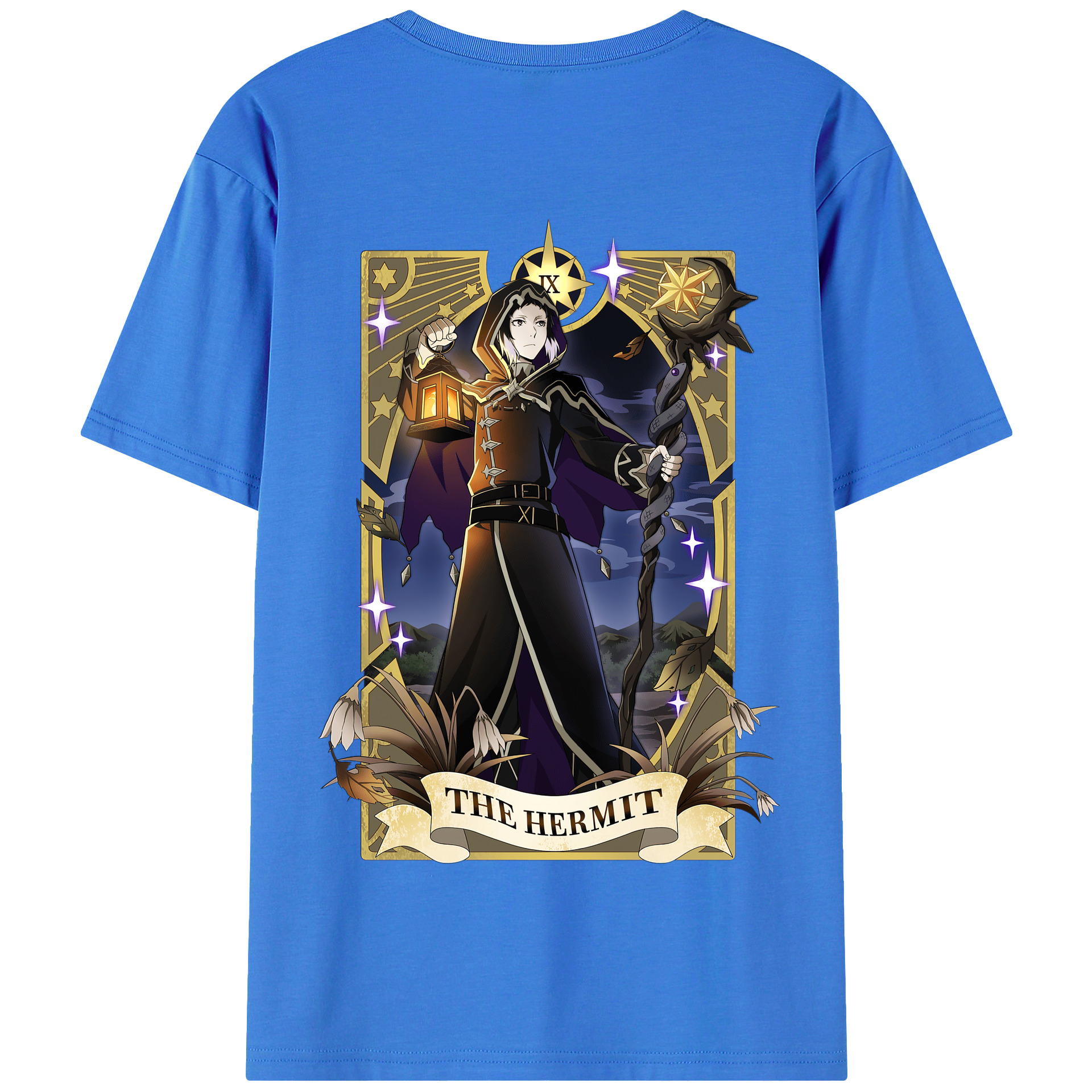 （画像用） 文豪ストレイドッグス Bungo Stray Dogs 綿100％半袖Tシャツ（背面プリント）