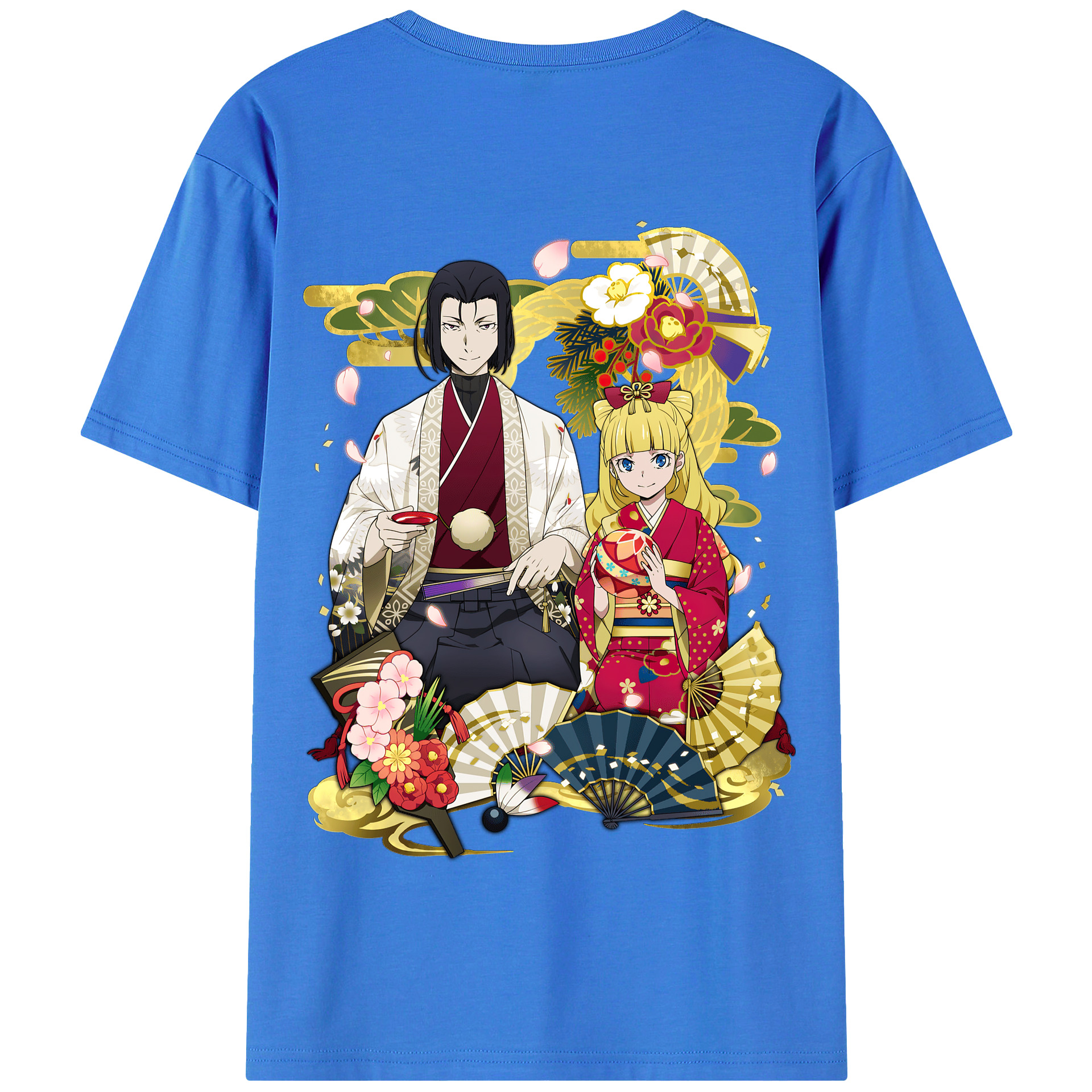 （画像用） 文豪ストレイドッグス Bungo Stray Dogs 綿100％半袖Tシャツ（背面プリント）