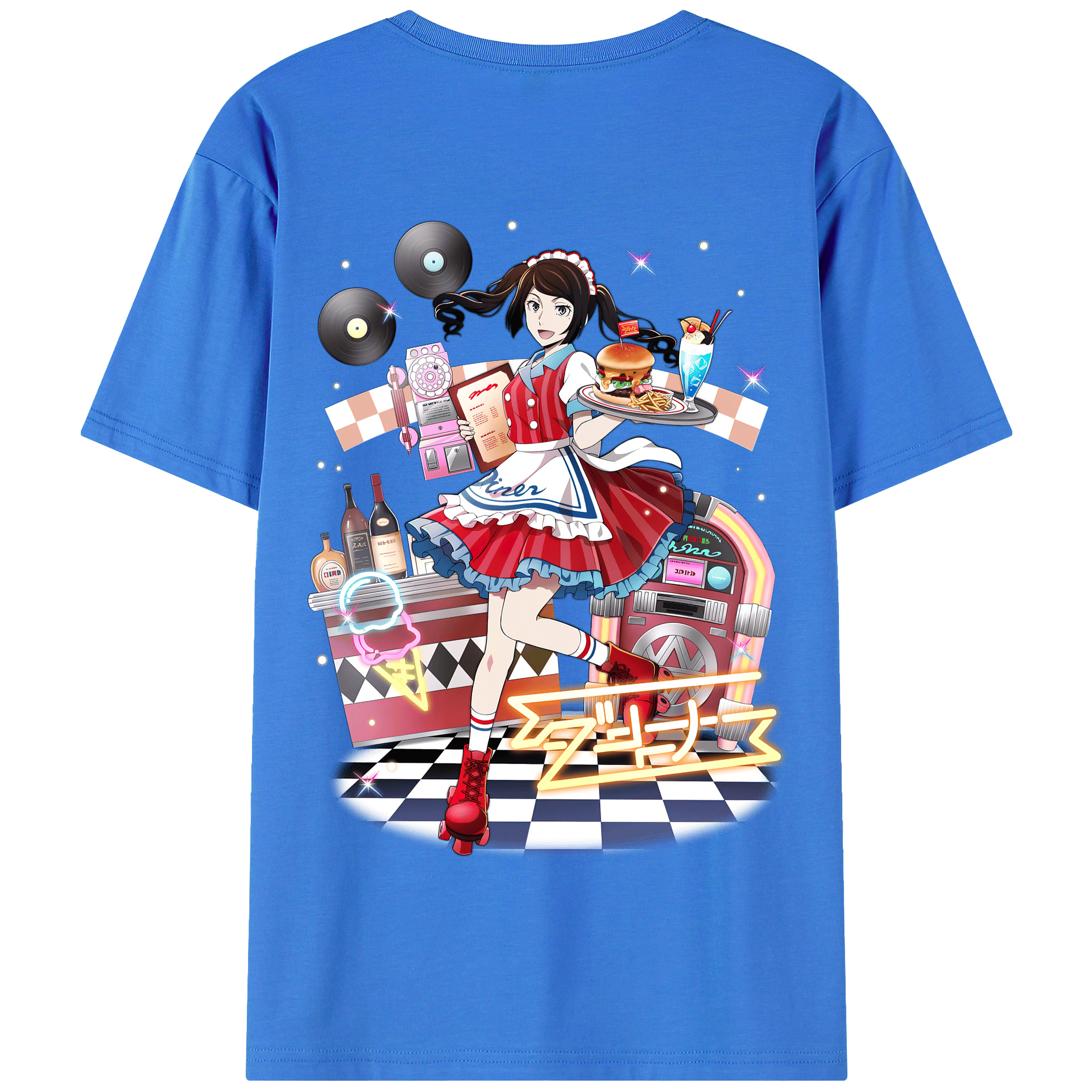 （画像用） 文豪ストレイドッグス Bungo Stray Dogs 綿100％半袖Tシャツ（背面プリント）
