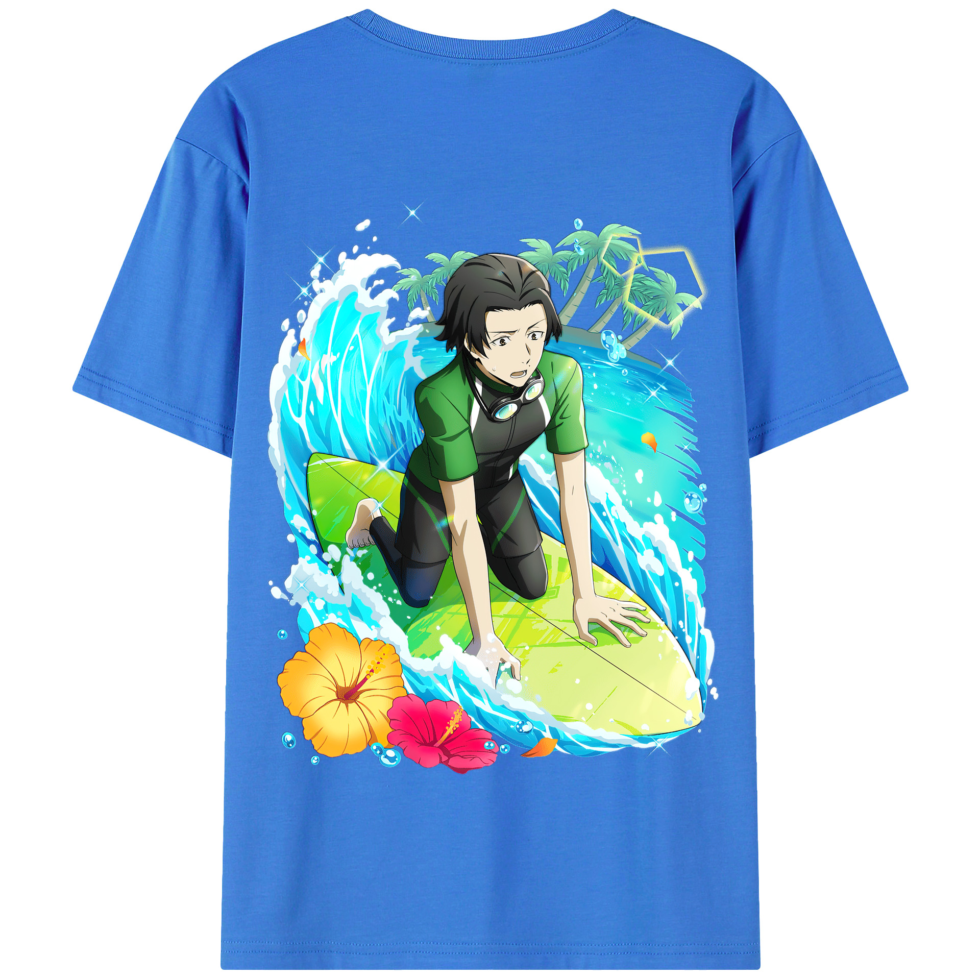（画像用） 文豪ストレイドッグス Bungo Stray Dogs 綿100％半袖Tシャツ（背面プリント）