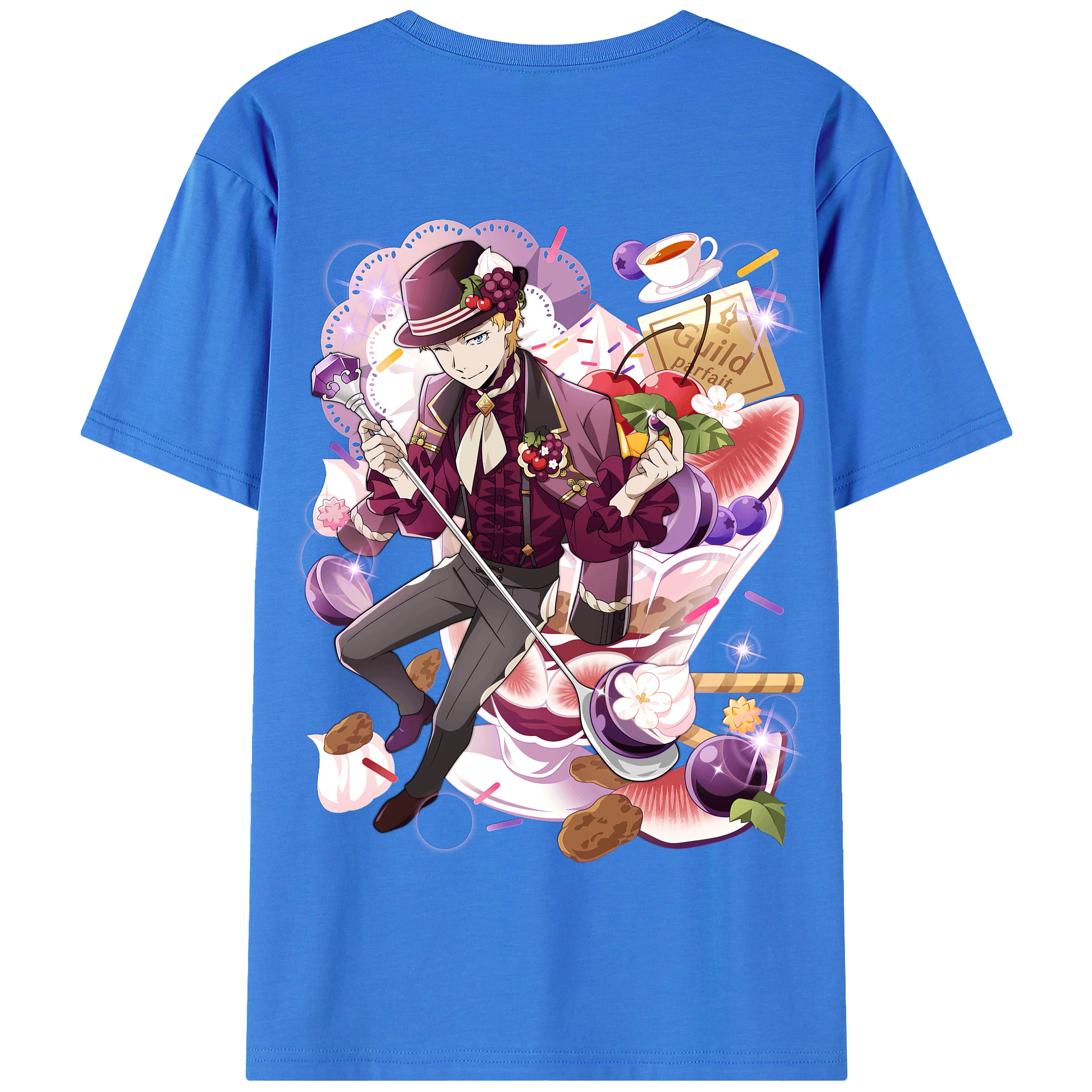（画像用） 文豪ストレイドッグス Bungo Stray Dogs 綿100％半袖Tシャツ（背面プリント）