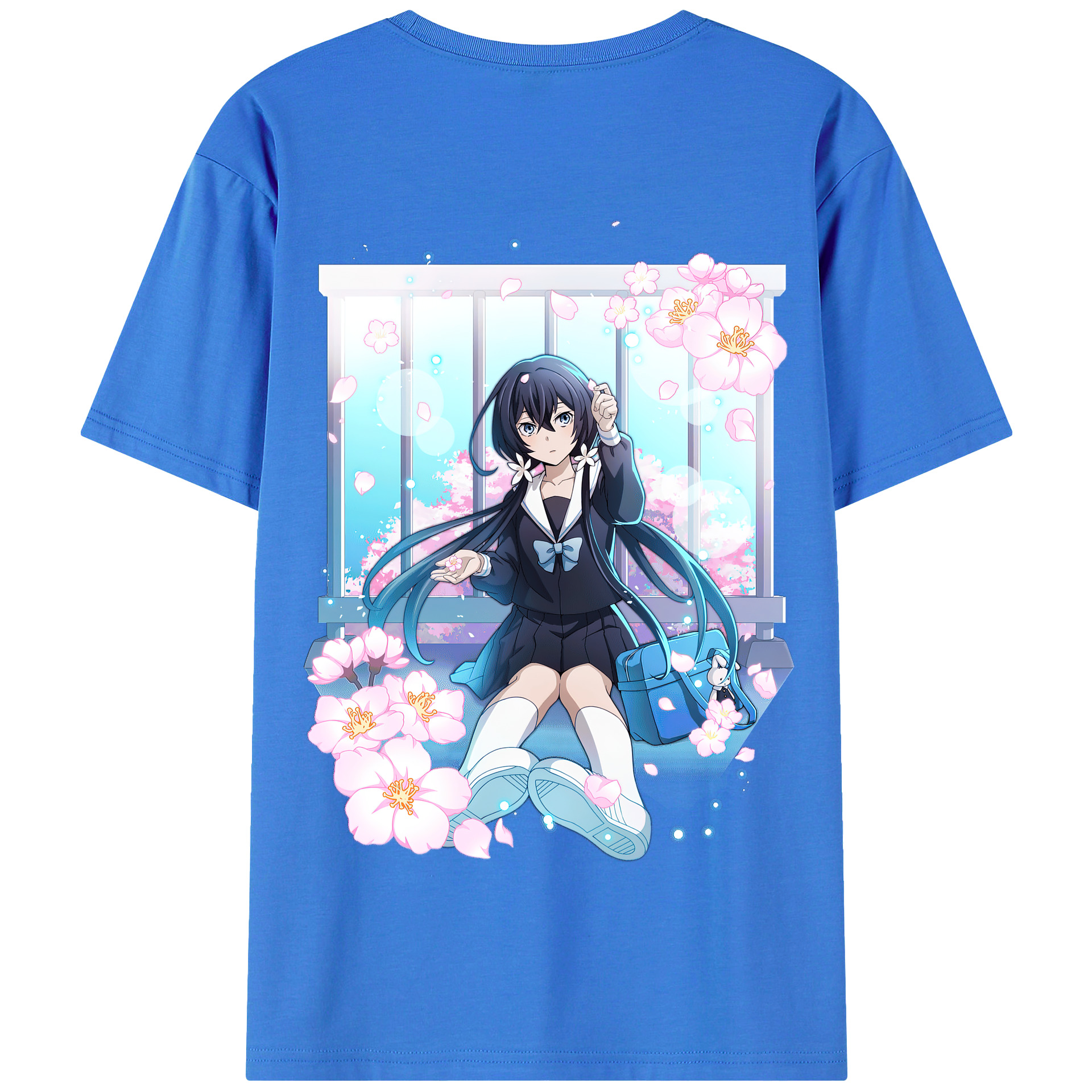 （画像用） 文豪ストレイドッグス Bungo Stray Dogs 綿100％半袖Tシャツ（背面プリント）
