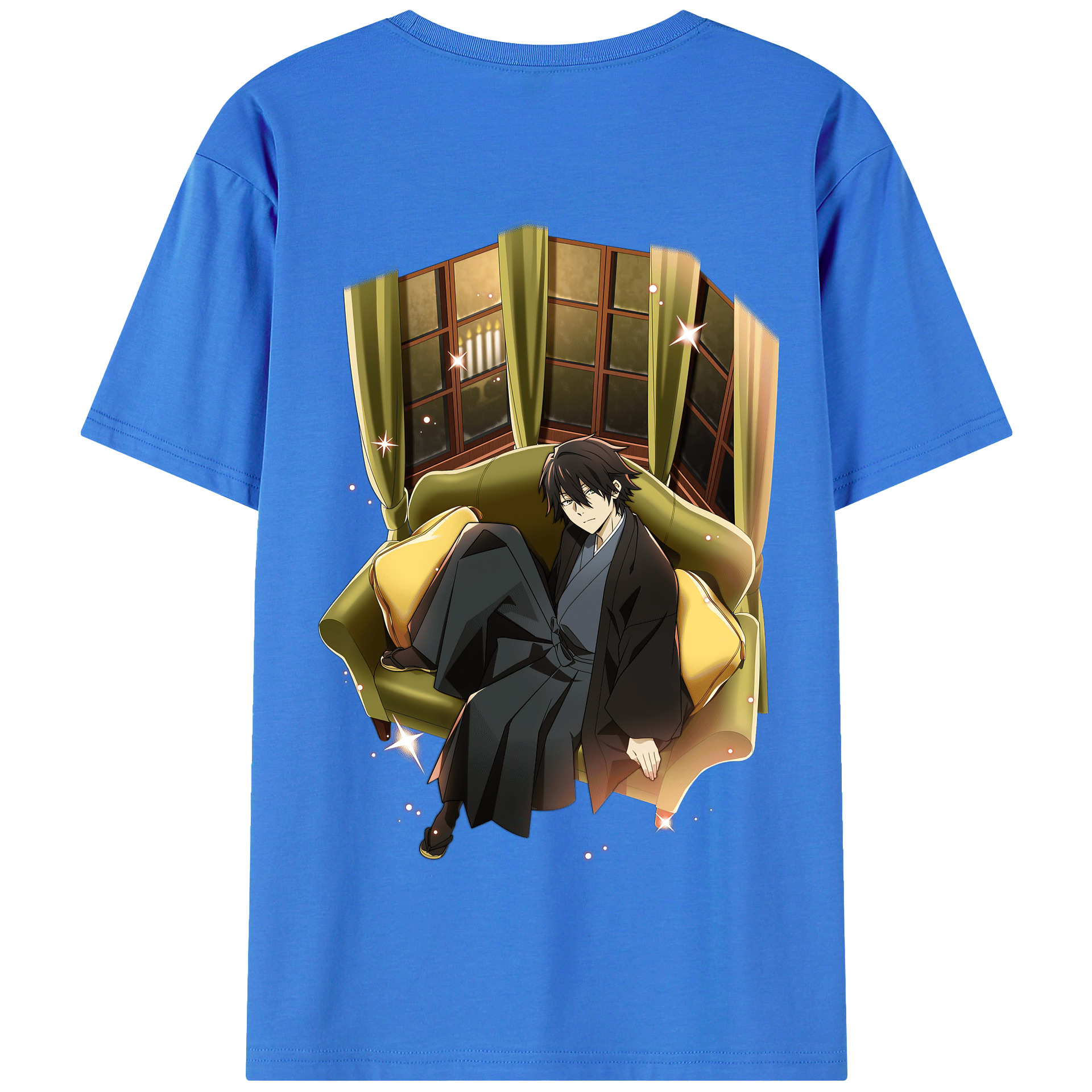 （画像用） 文豪ストレイドッグス Bungo Stray Dogs 綿100％半袖Tシャツ（背面プリント）
