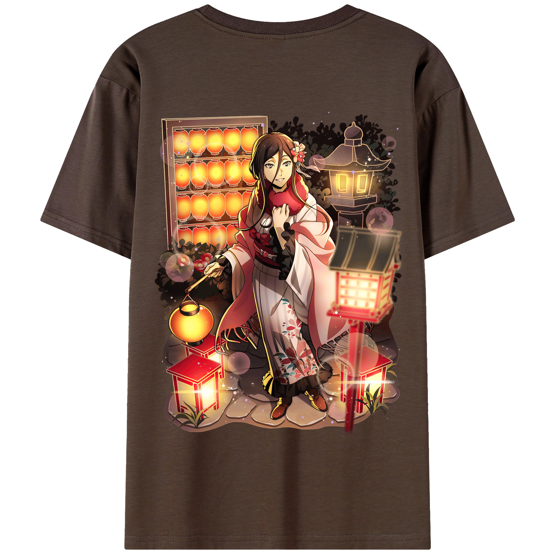 （画像用） 文豪ストレイドッグス Bungo Stray Dogs 綿100％半袖Tシャツ（背面プリント）
