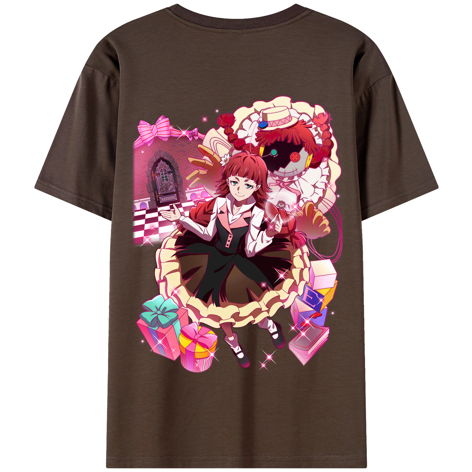 （画像用） 文豪ストレイドッグス Bungo Stray Dogs 綿100％半袖Tシャツ（背面プリント）
