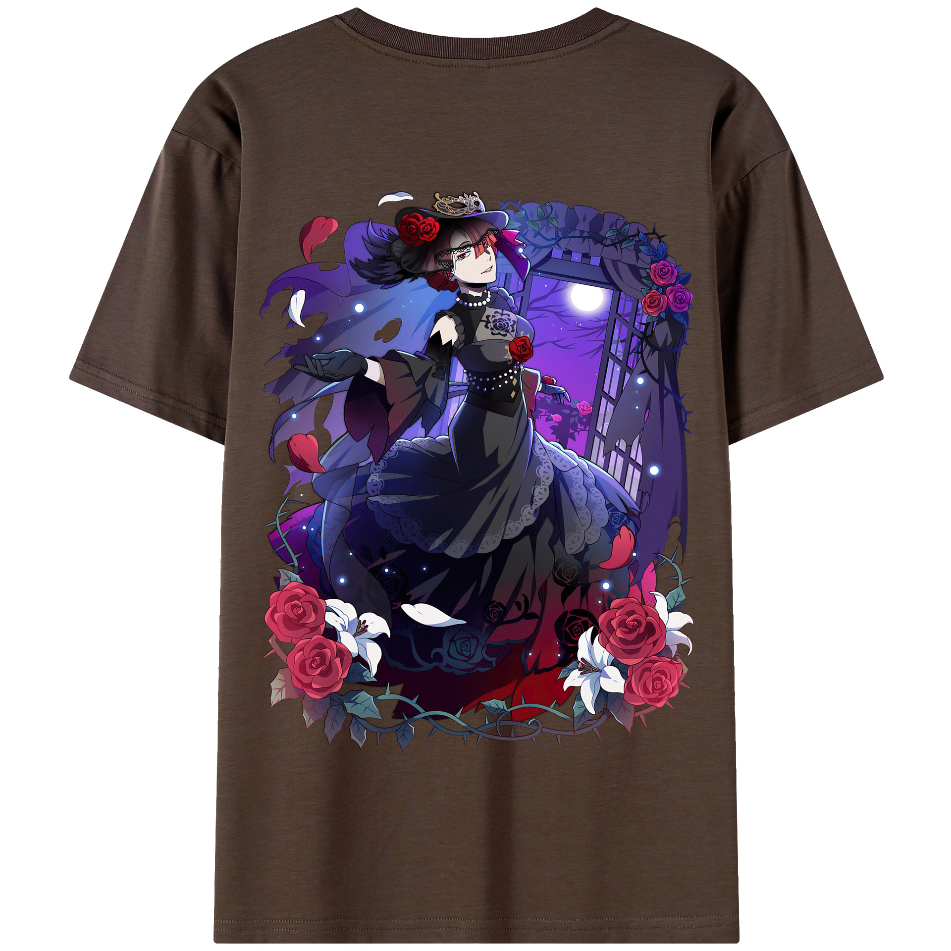 （画像用） 文豪ストレイドッグス Bungo Stray Dogs 綿100％半袖Tシャツ（背面プリント）