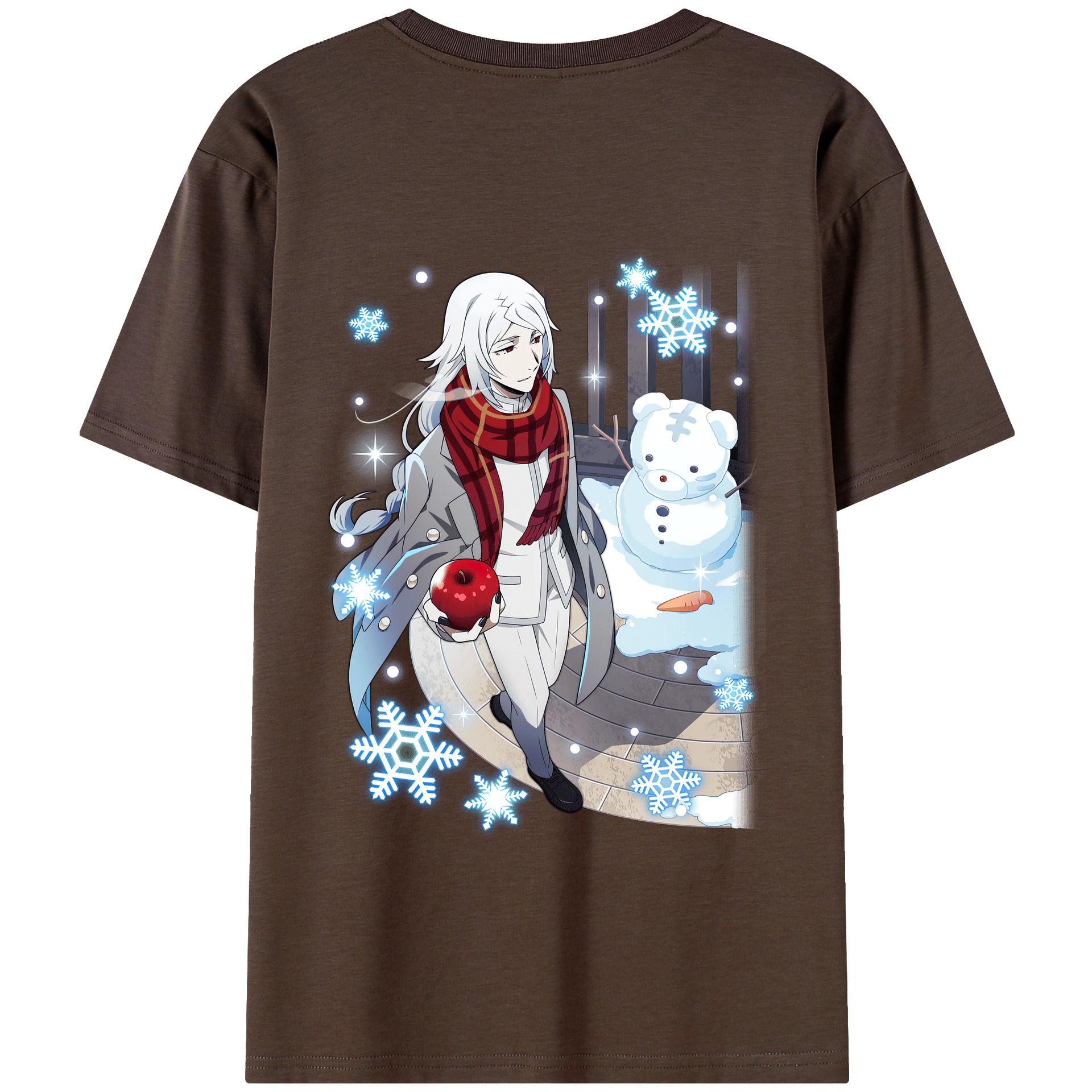 （画像用） 文豪ストレイドッグス Bungo Stray Dogs 綿100％半袖Tシャツ（背面プリント）