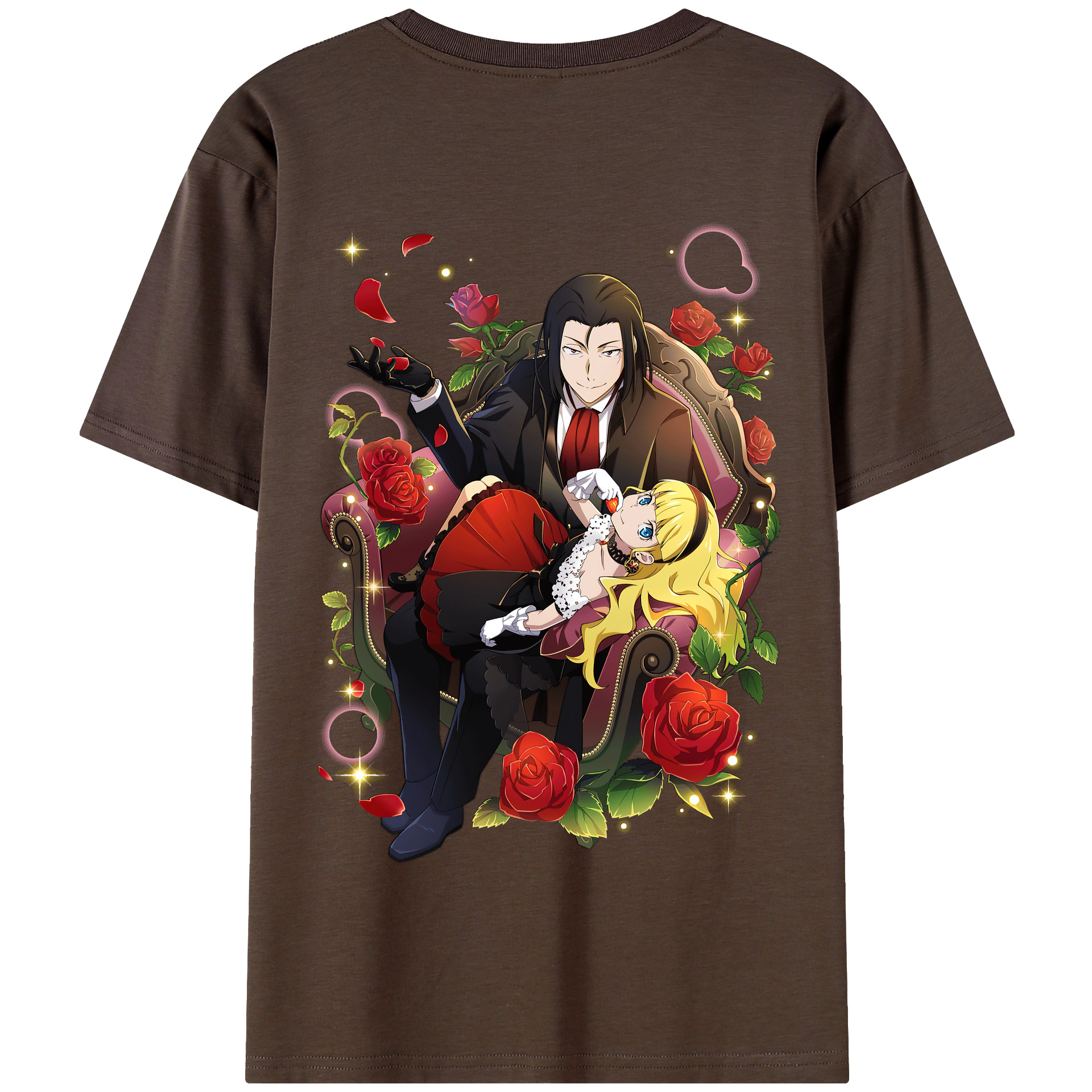 （画像用） 文豪ストレイドッグス Bungo Stray Dogs 綿100％半袖Tシャツ（背面プリント）