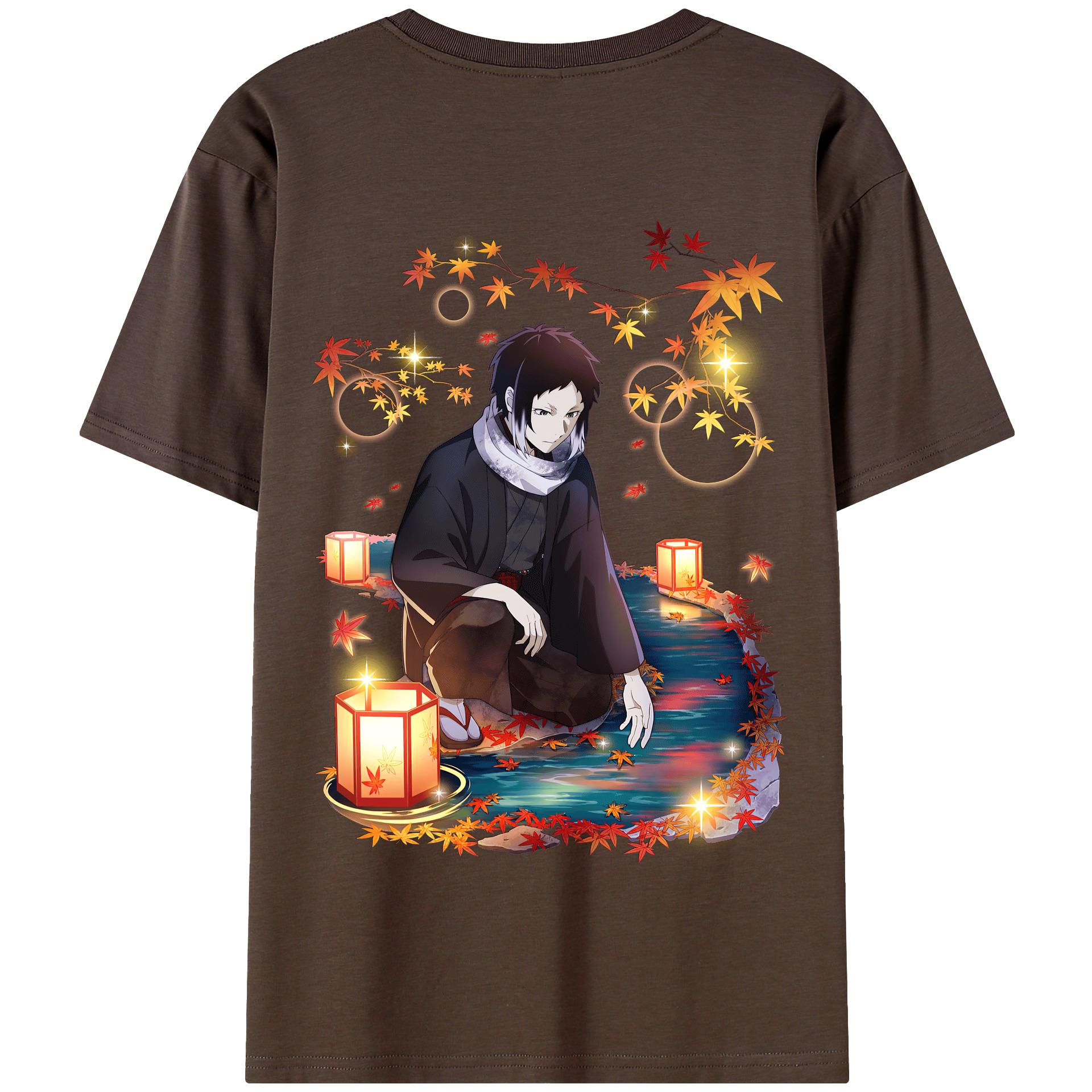 （画像用） 文豪ストレイドッグス Bungo Stray Dogs 綿100％半袖Tシャツ（背面プリント）
