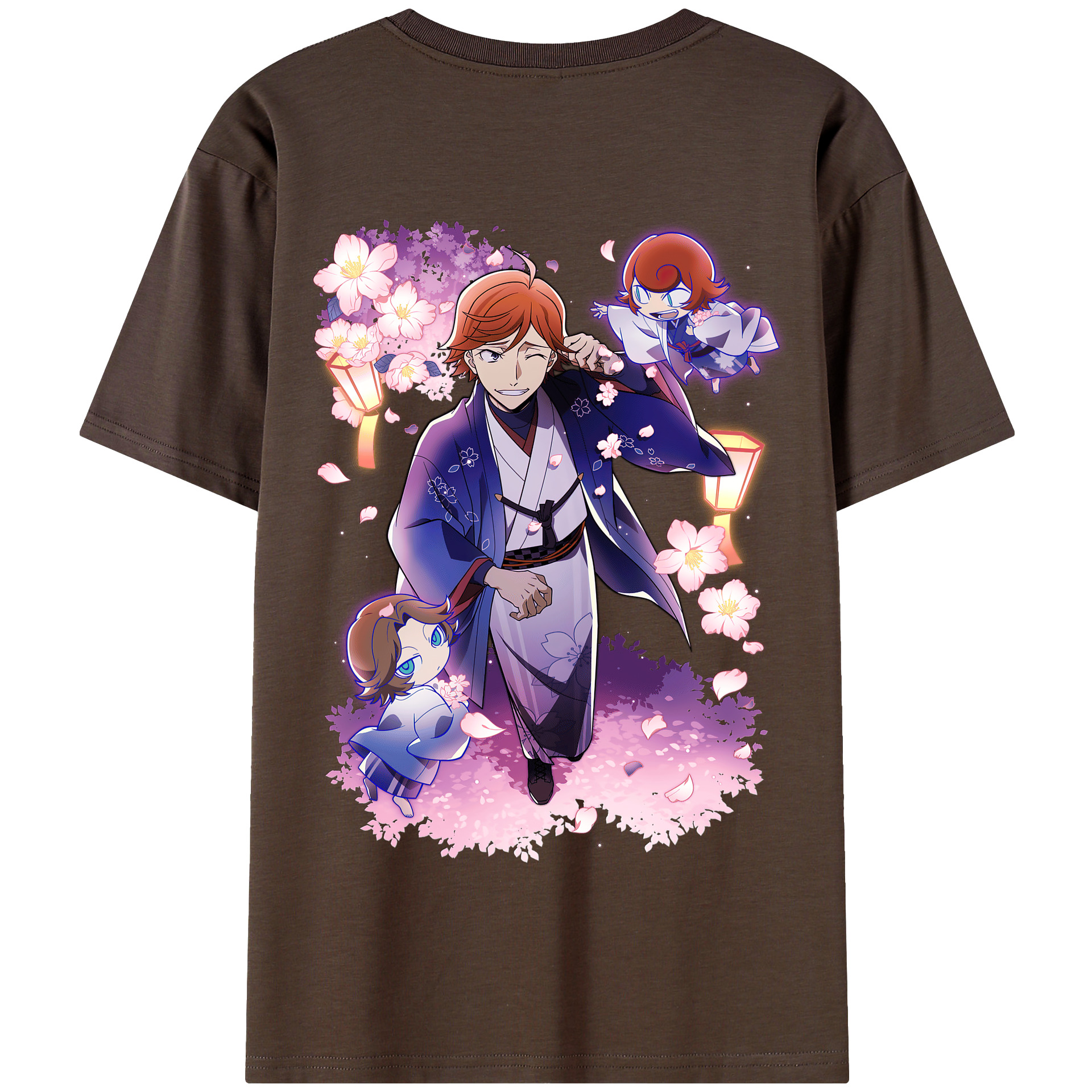 （画像用） 文豪ストレイドッグス Bungo Stray Dogs 綿100％半袖Tシャツ（背面プリント）