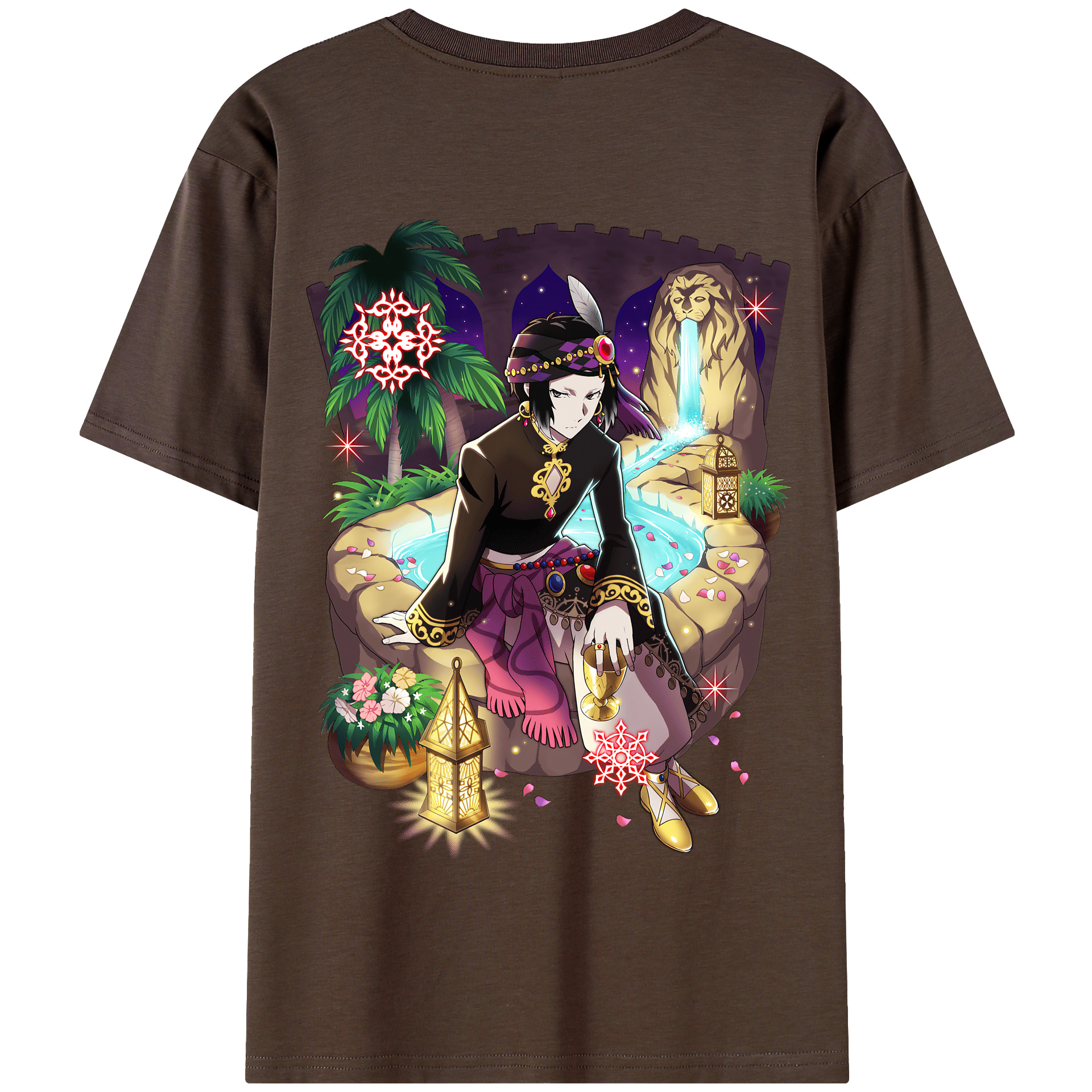 （画像用） 文豪ストレイドッグス Bungo Stray Dogs 綿100％半袖Tシャツ（背面プリント）