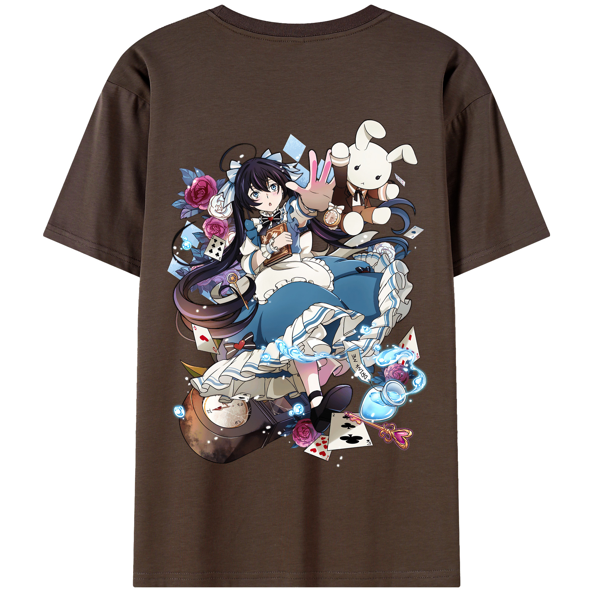 （画像用） 文豪ストレイドッグス Bungo Stray Dogs 綿100％半袖Tシャツ（背面プリント）